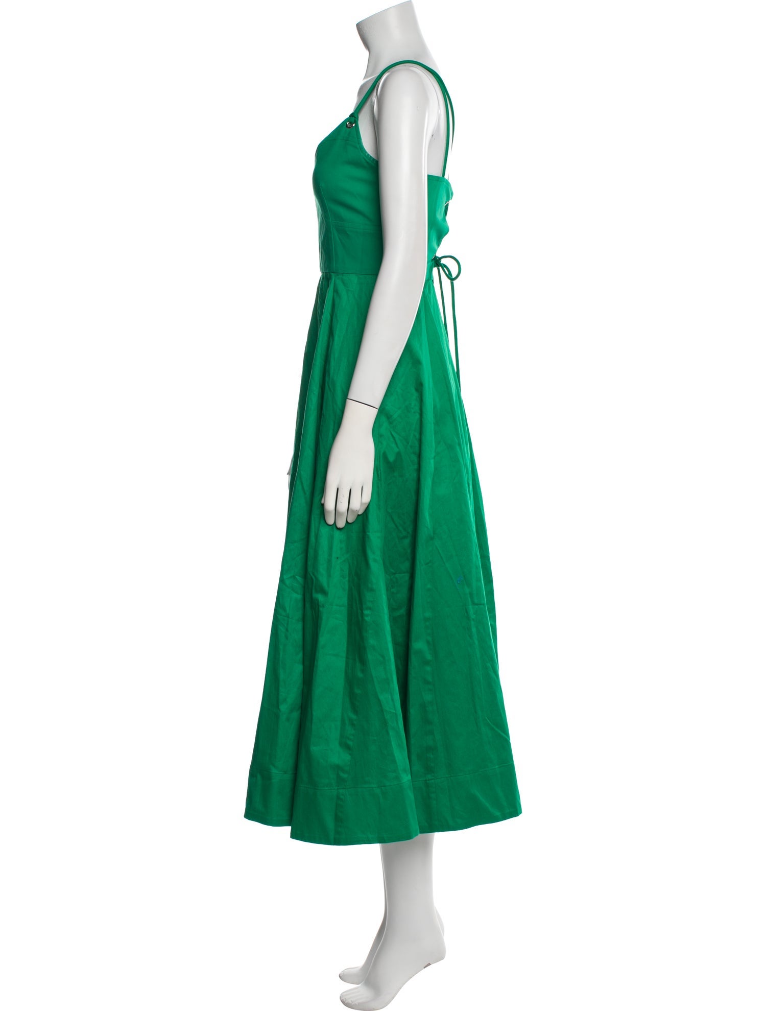 La Ligne V-Neck Midi Length Dress