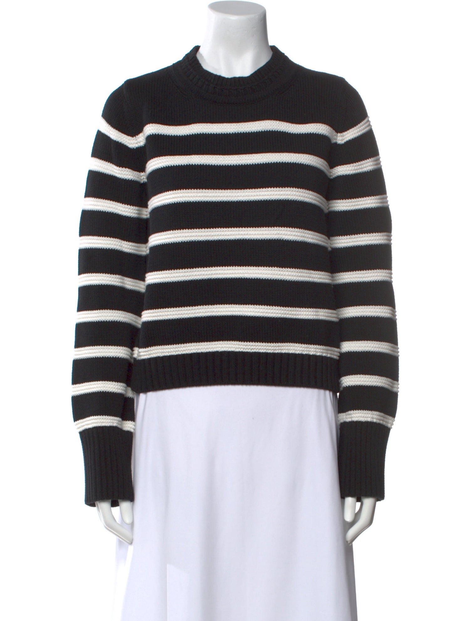 La Ligne Striped Crew Neck Sweater