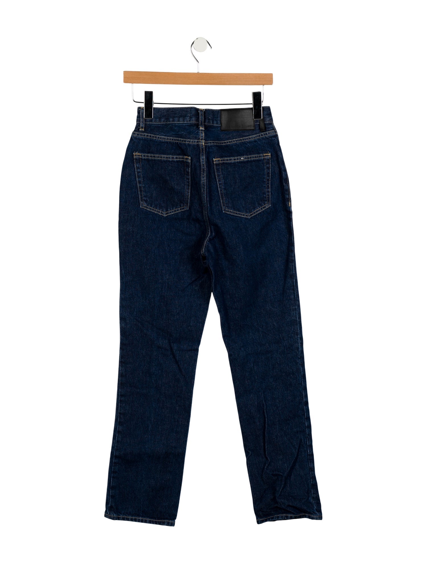 La Ligne High-Rise Straight Leg Jeans