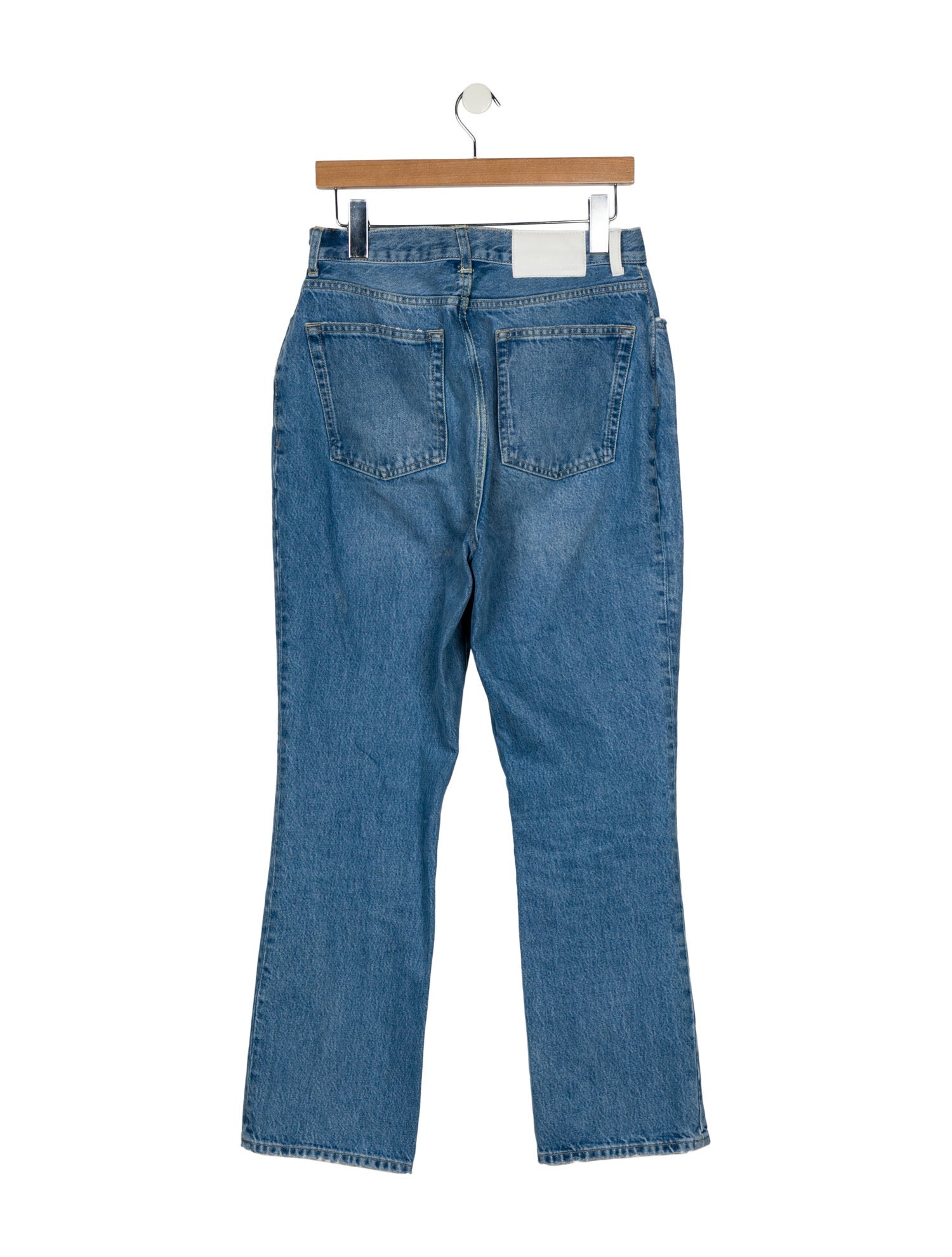 La Ligne Mid-Rise Wide Leg Jeans