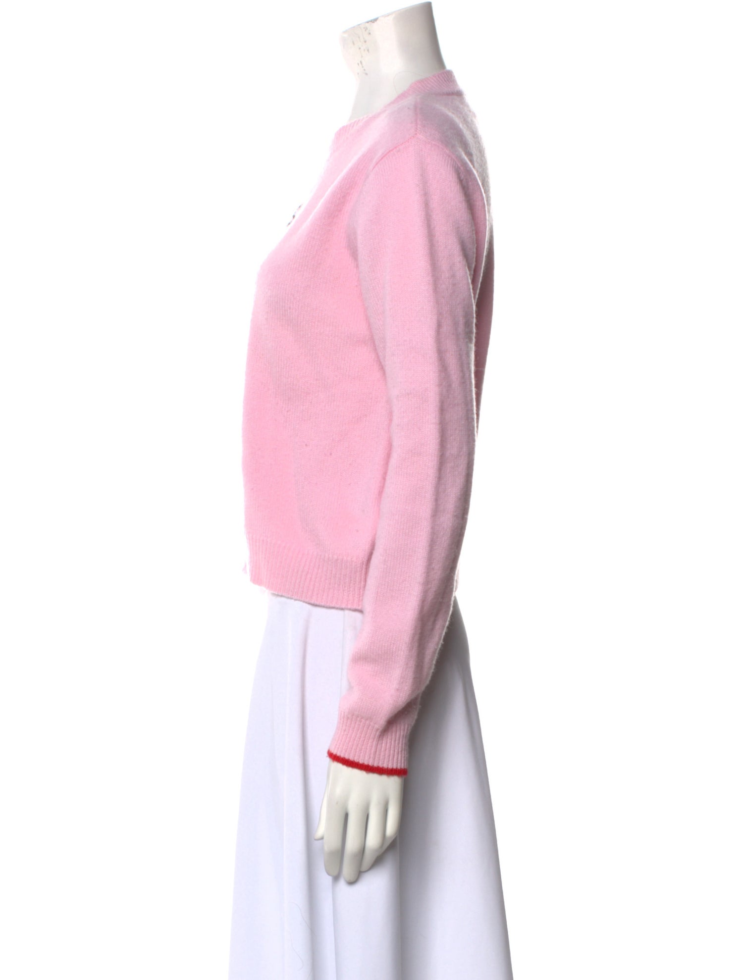 La Ligne Cashmere Graphic Print Sweater