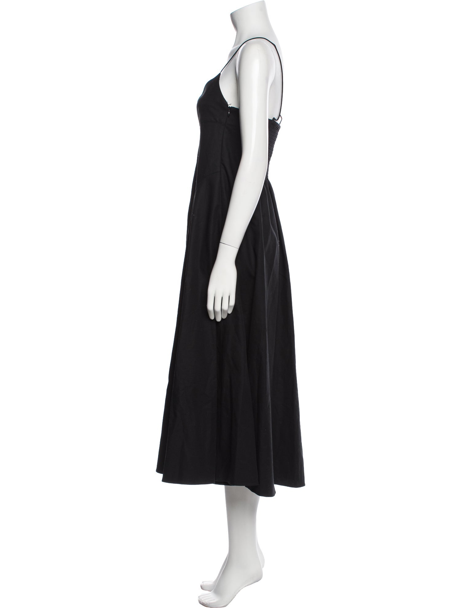 La Ligne V-Neck Midi Length Dress