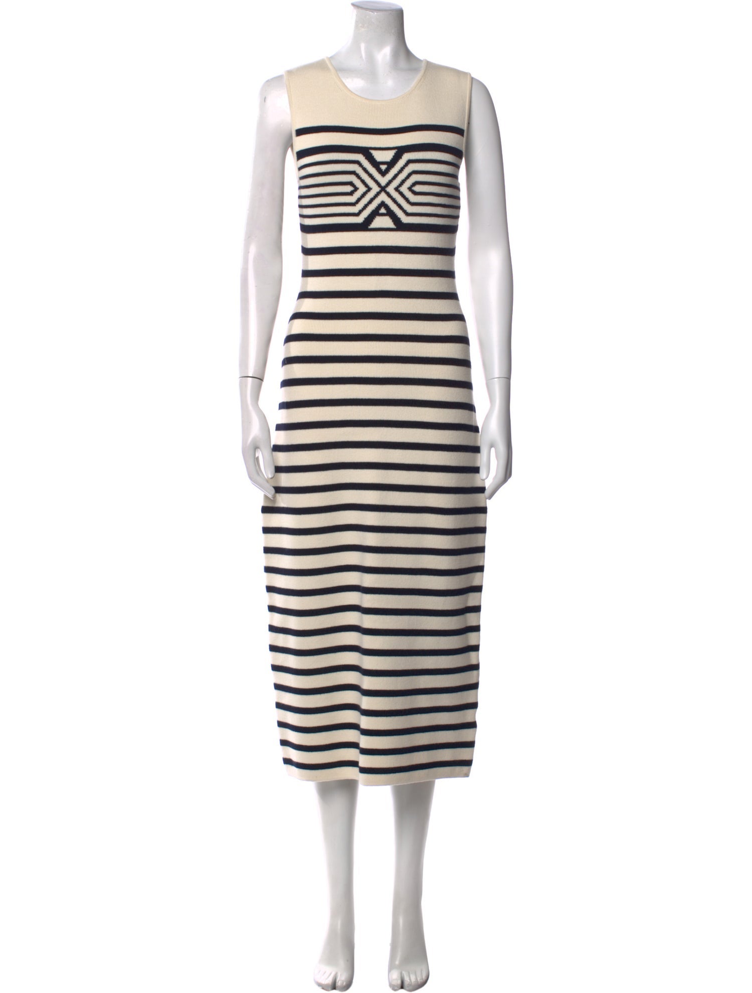 La Ligne Striped Long Dress