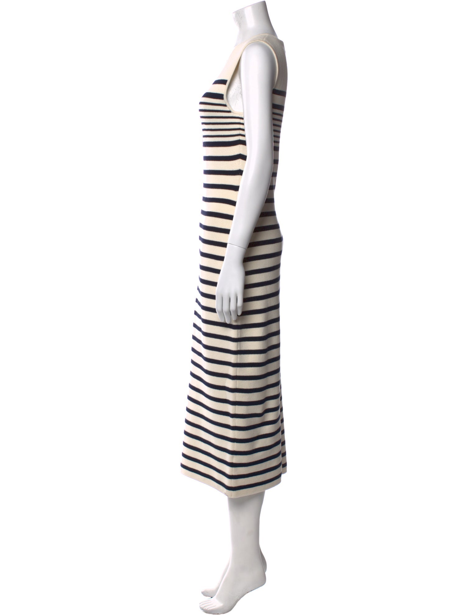 La Ligne Striped Long Dress