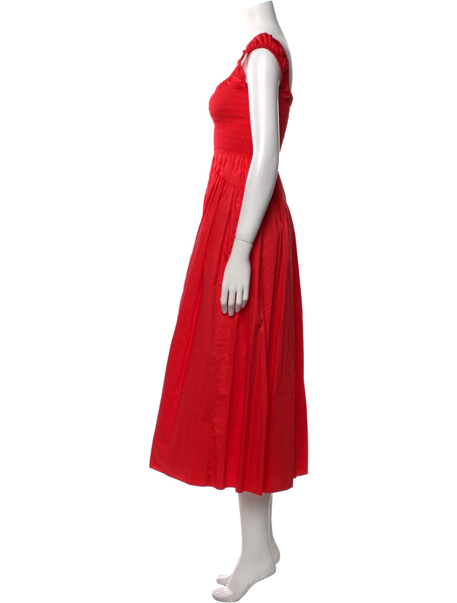 La Ligne Square Neckline Long Dress