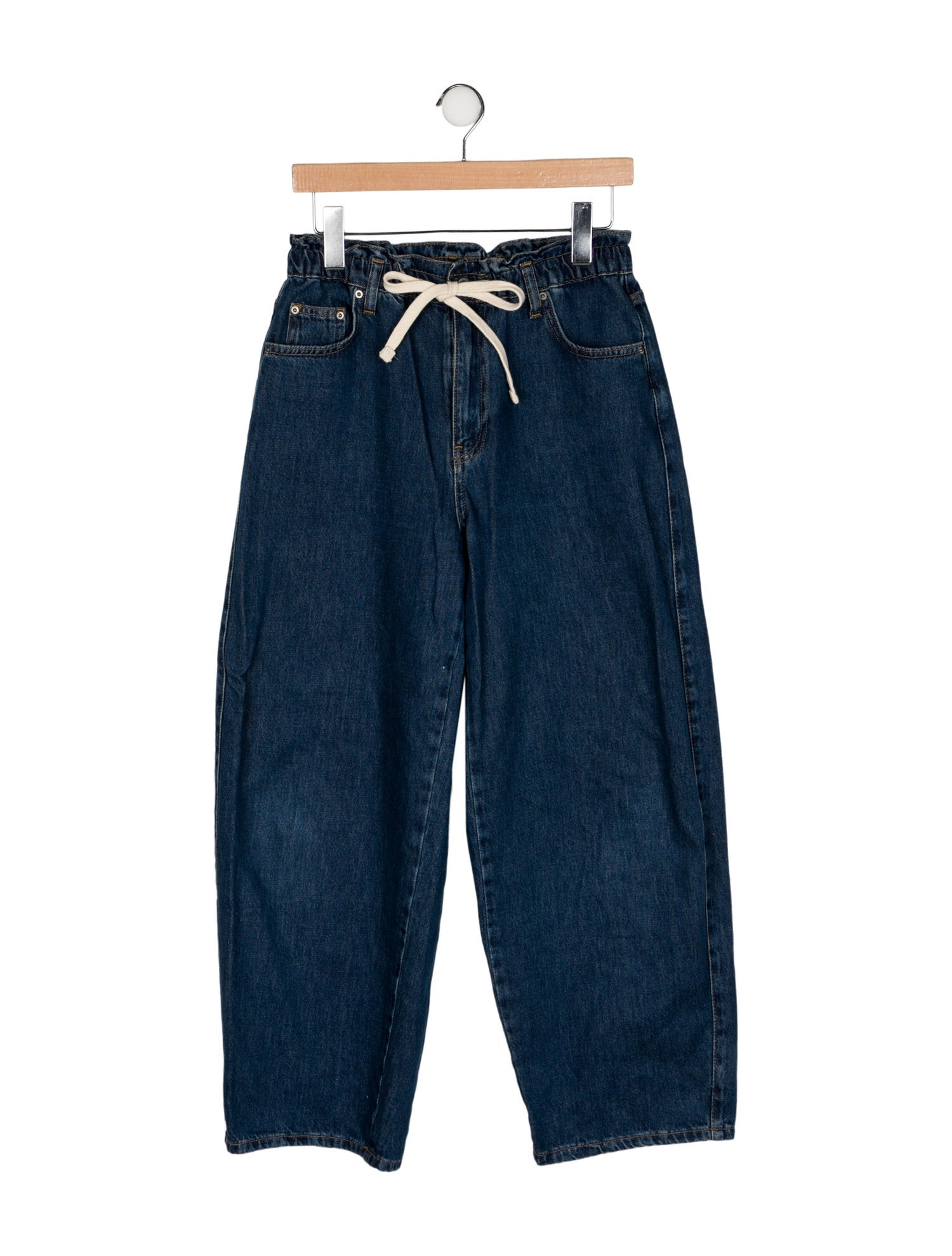 La Ligne High-Rise Straight Leg Jeans
