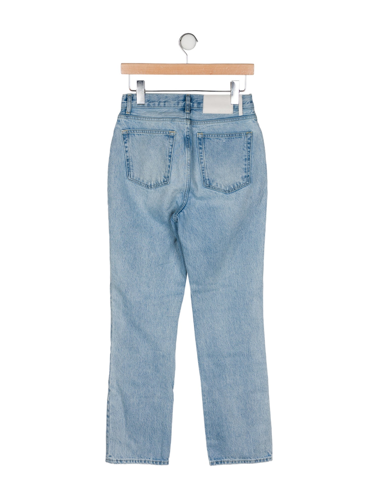 La Ligne High-Rise Straight Leg Jeans