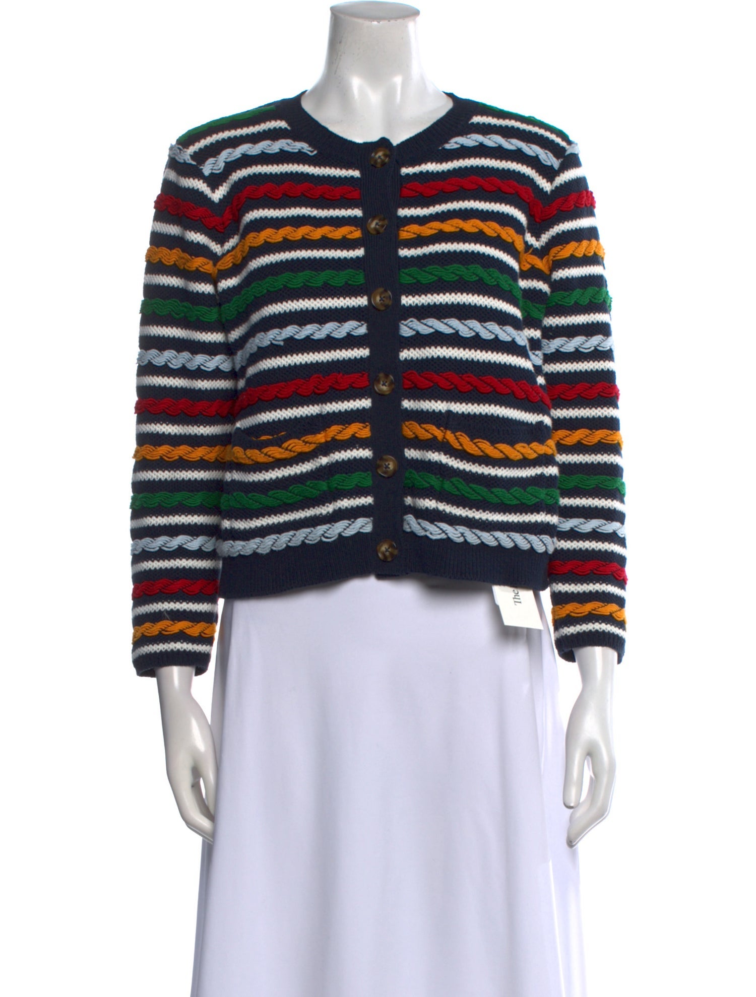 La Ligne Striped Crew Neck Sweater