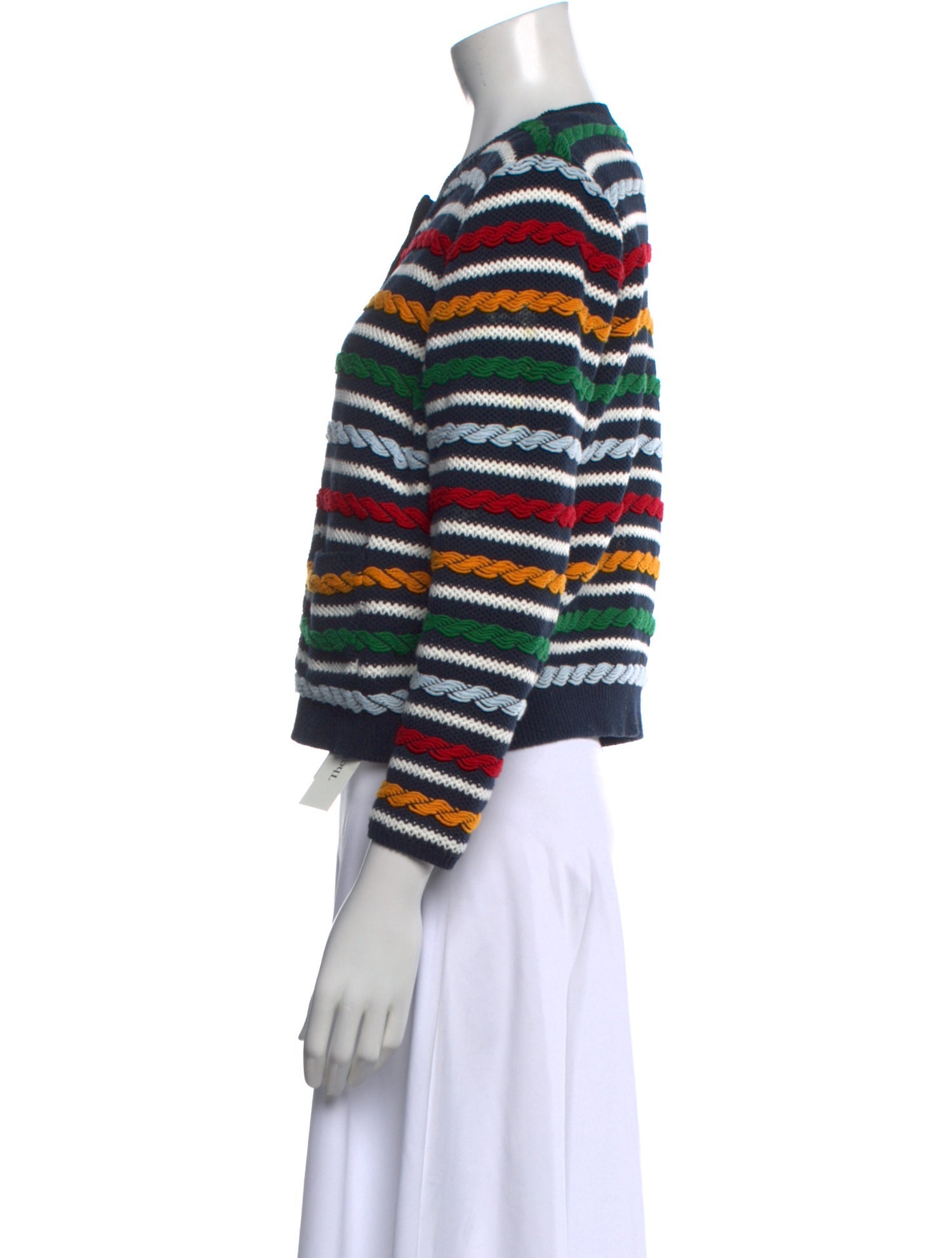 La Ligne Striped Crew Neck Sweater
