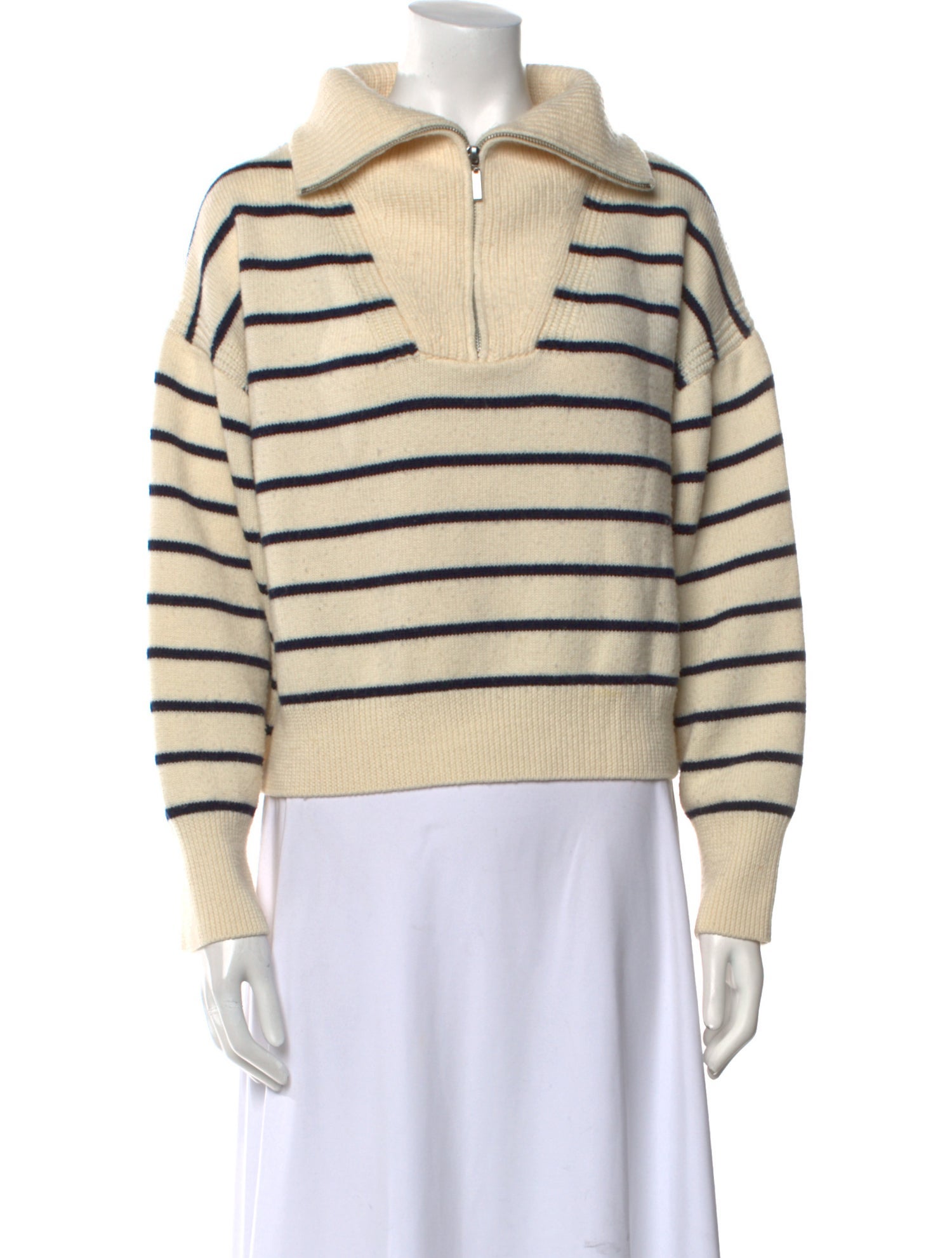 La Ligne Merino Wool Striped Sweater