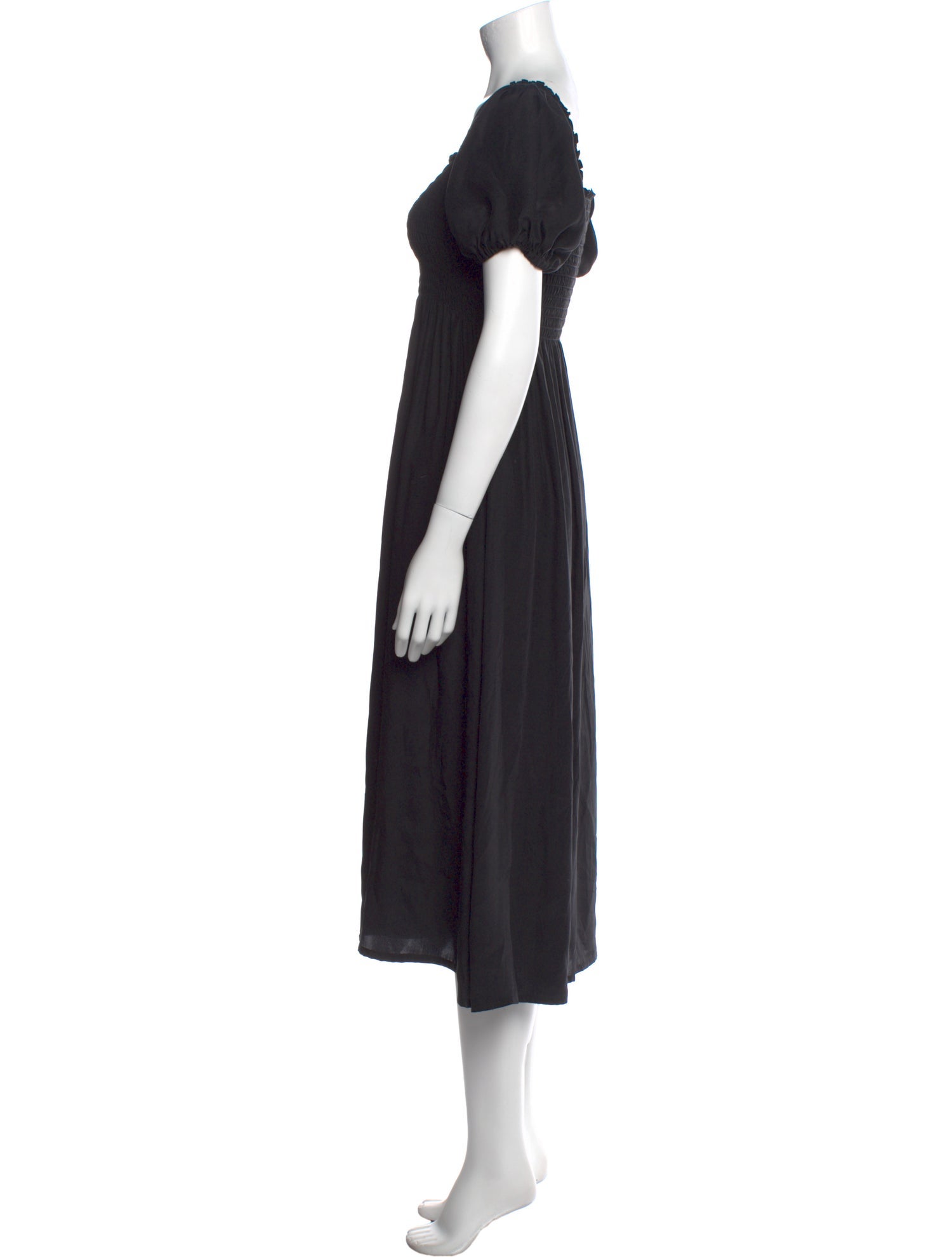 La Ligne Silk Midi Length Dress