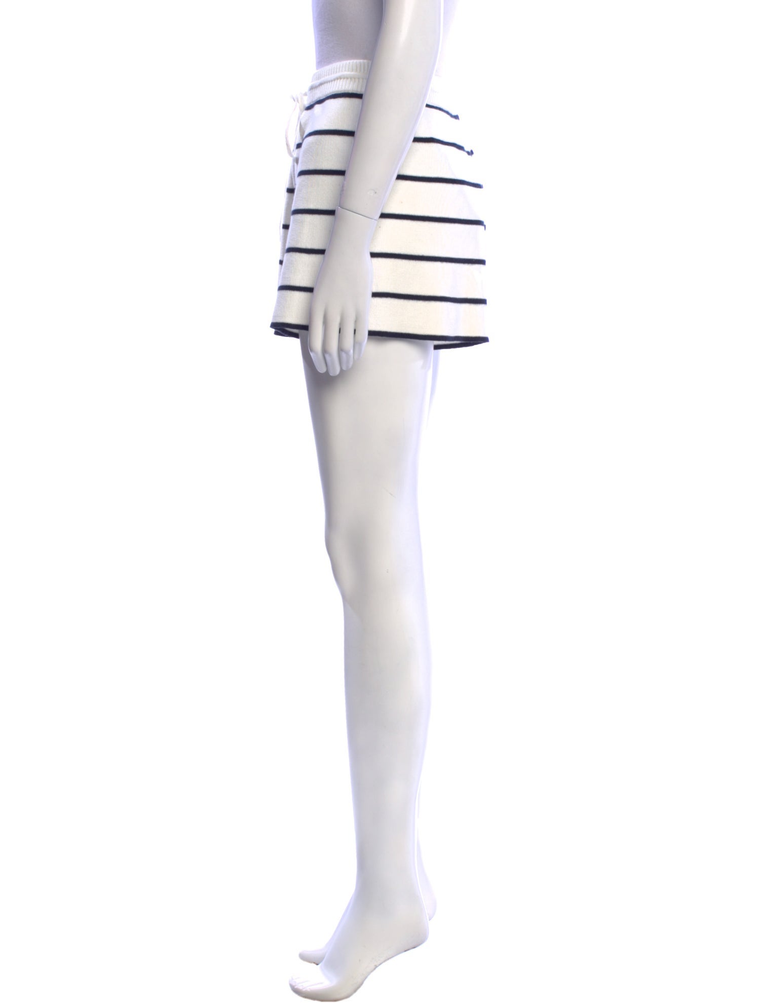 La Ligne Striped Mini Shorts