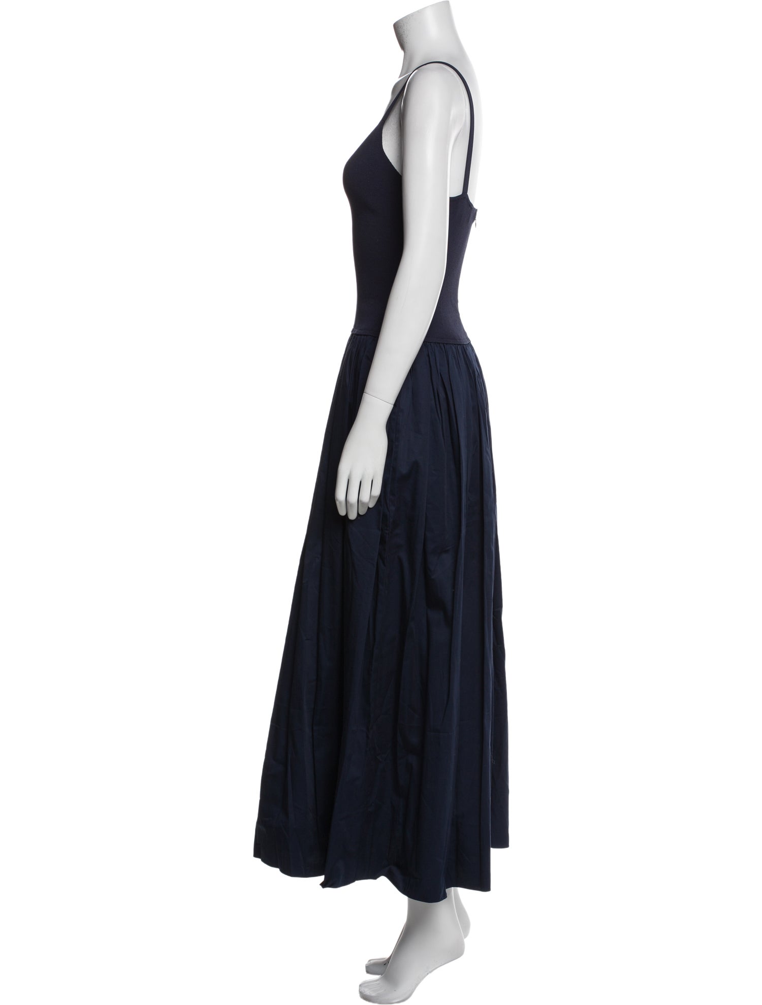 La Ligne V-Neck Long Dress
