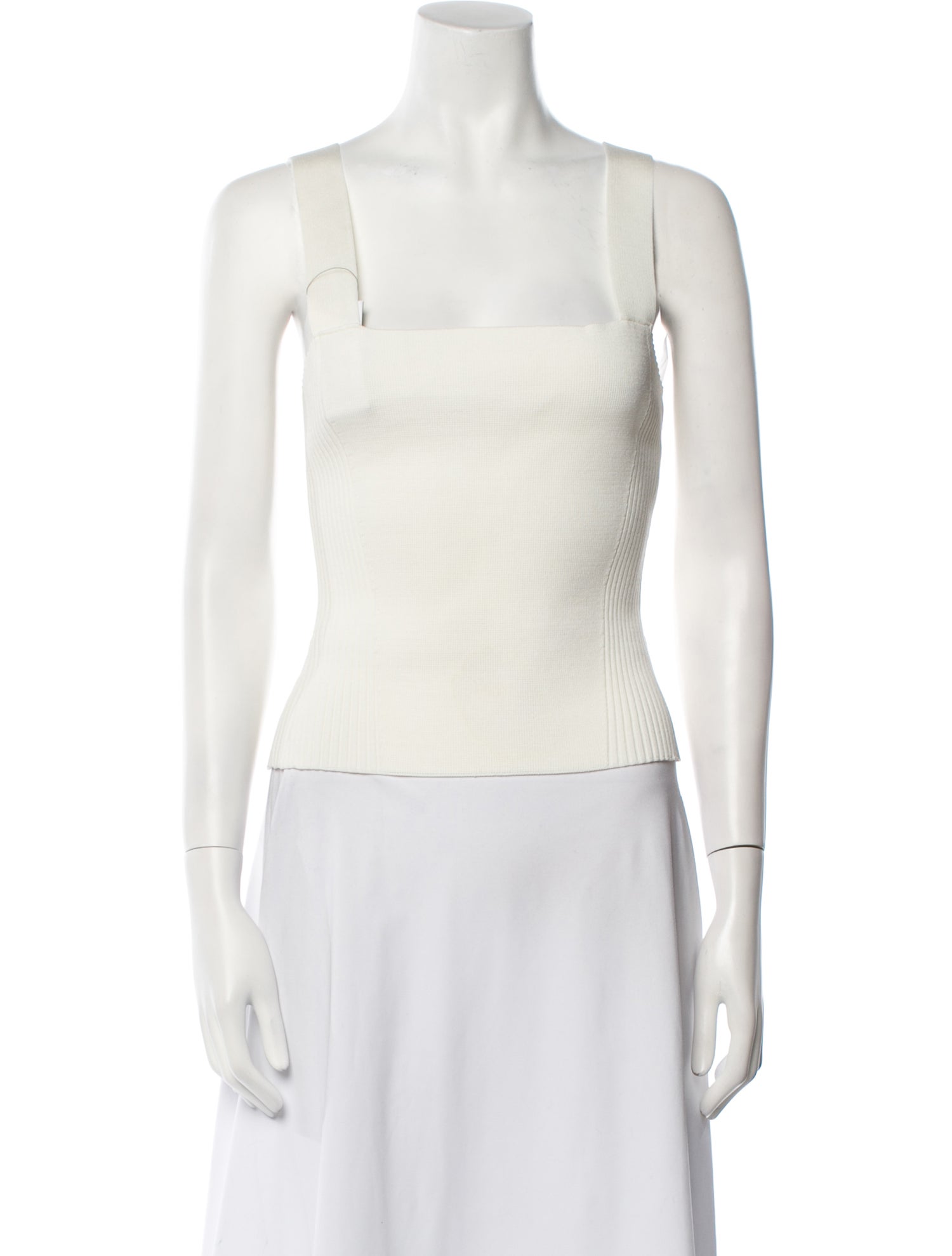 La Ligne Cashmere Square Neckline Crop Top w/ Tags
