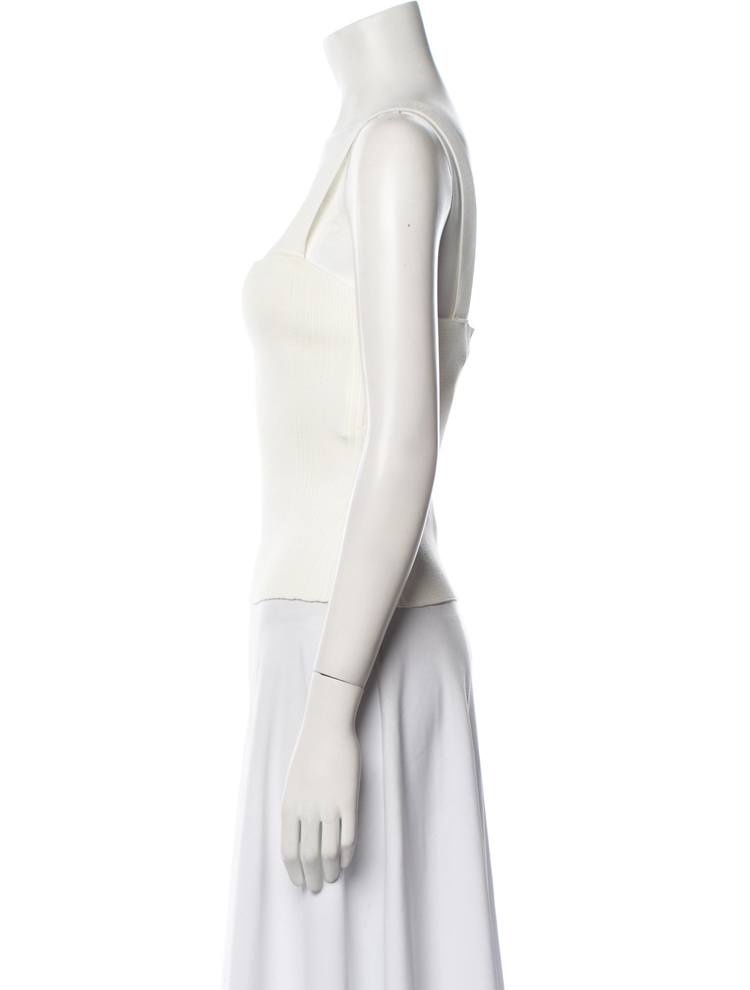 La Ligne Cashmere Square Neckline Crop Top w/ Tags