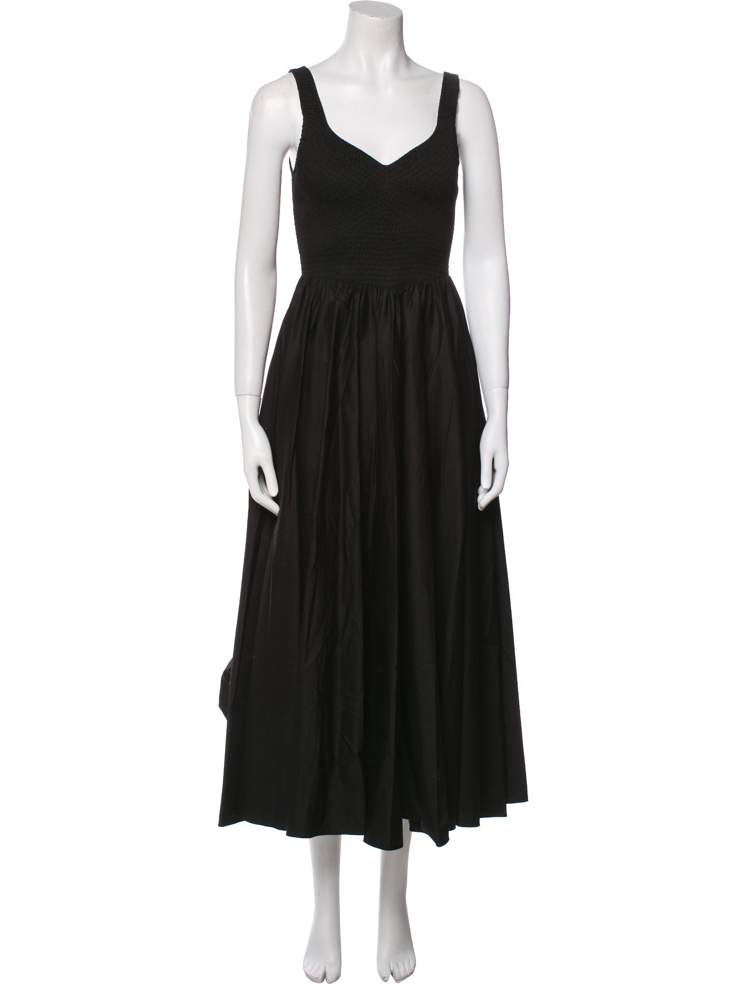 La Ligne V-Neck Long Dress