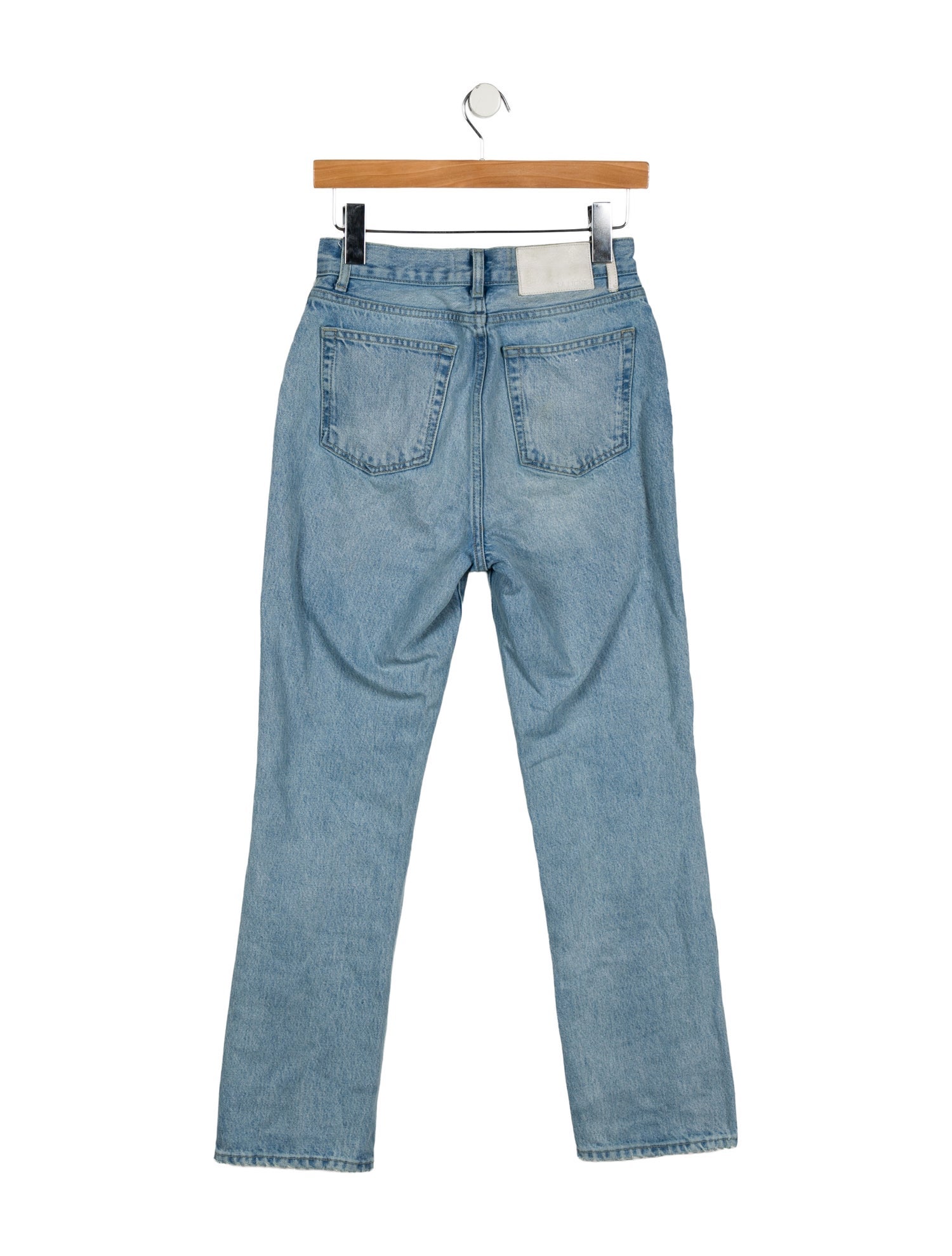 La Ligne Mid-Rise Straight Leg Jeans