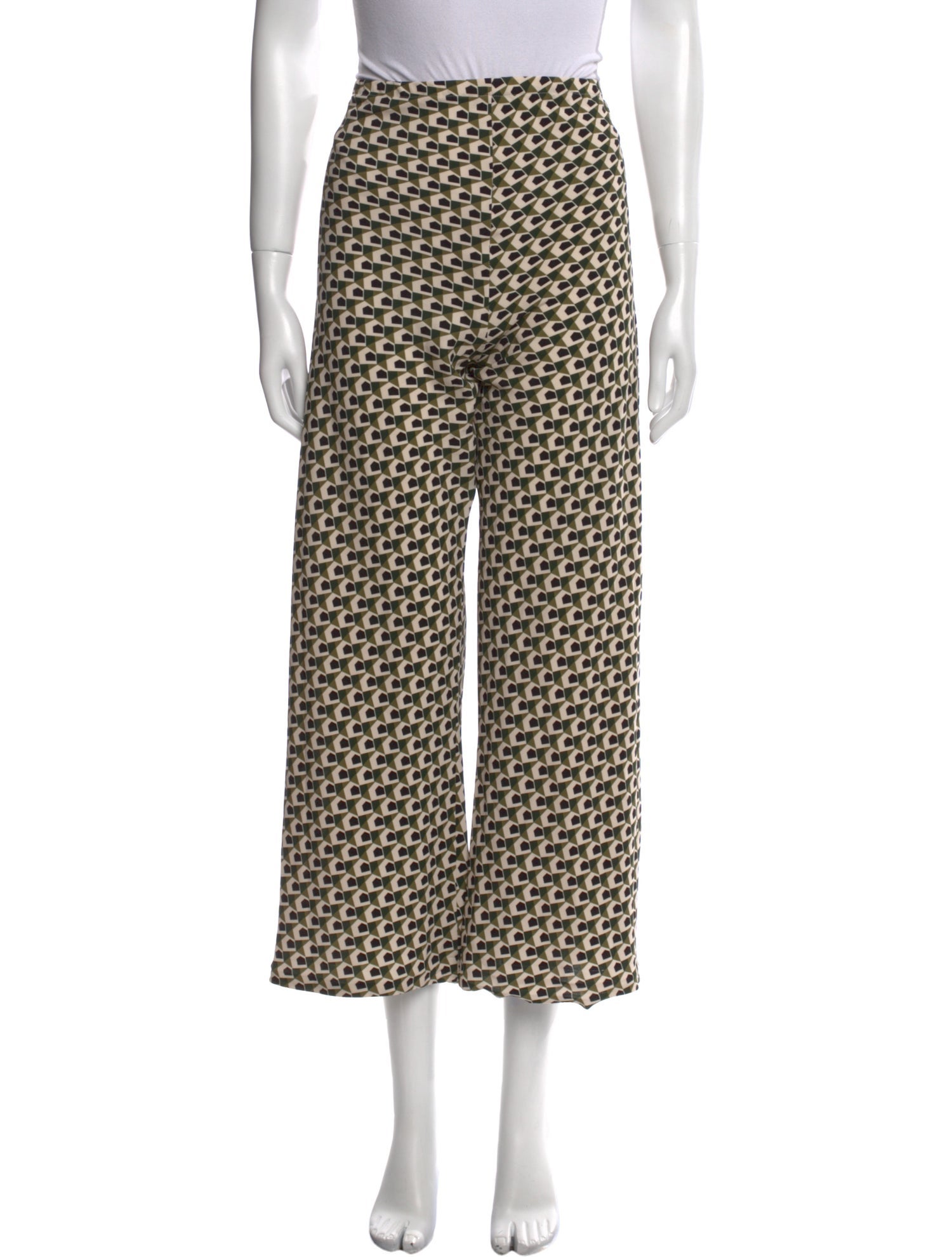 La Ligne Printed Wide Leg Pants