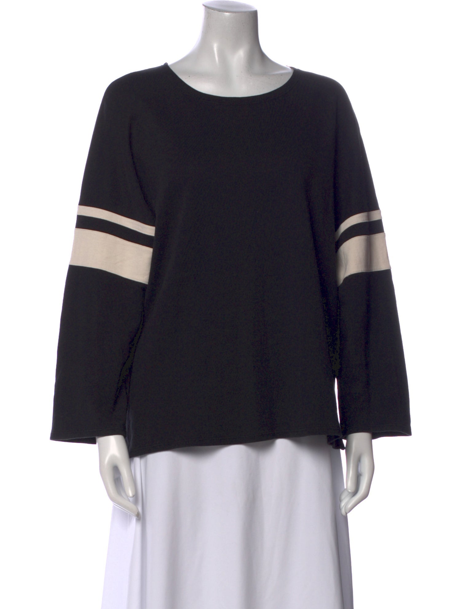 La Ligne Scoop Neck Long Sleeve Sweatshirt