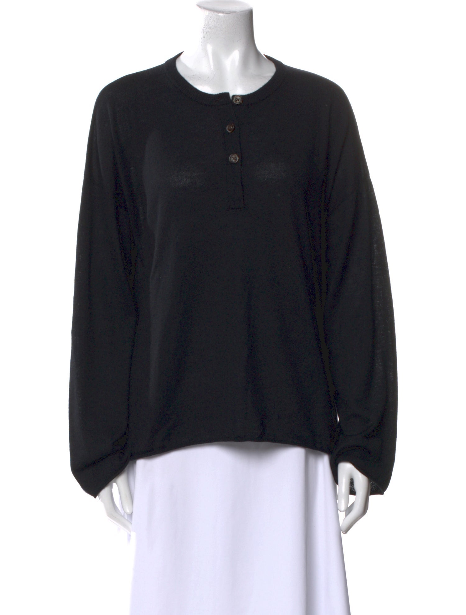 La Ligne Cashmere Scoop Neck Sweater