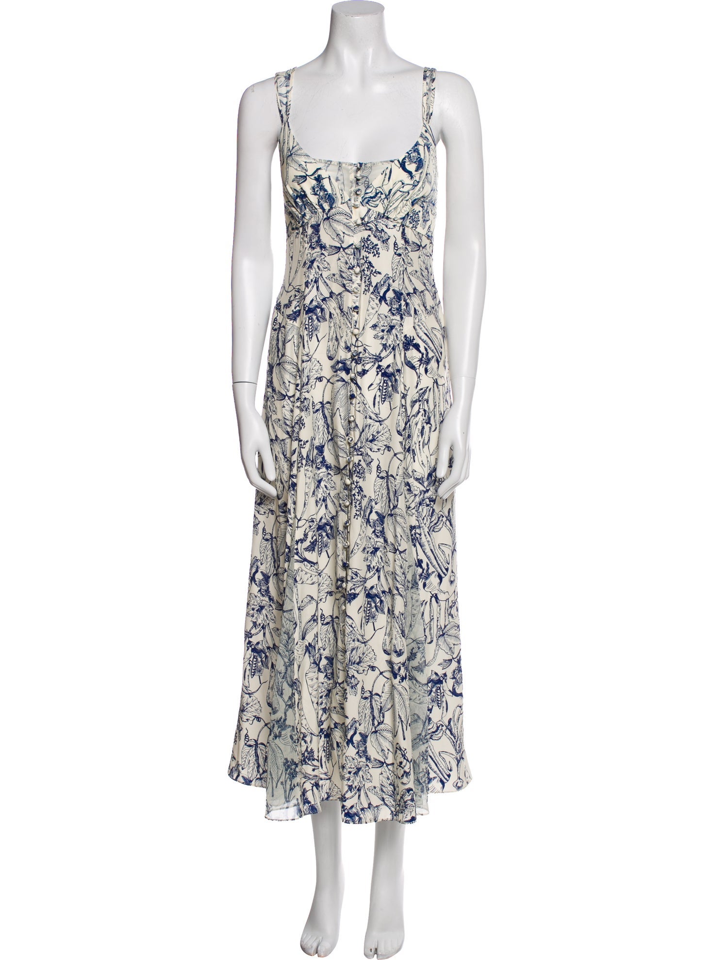 La Ligne Floral Print Long Dress