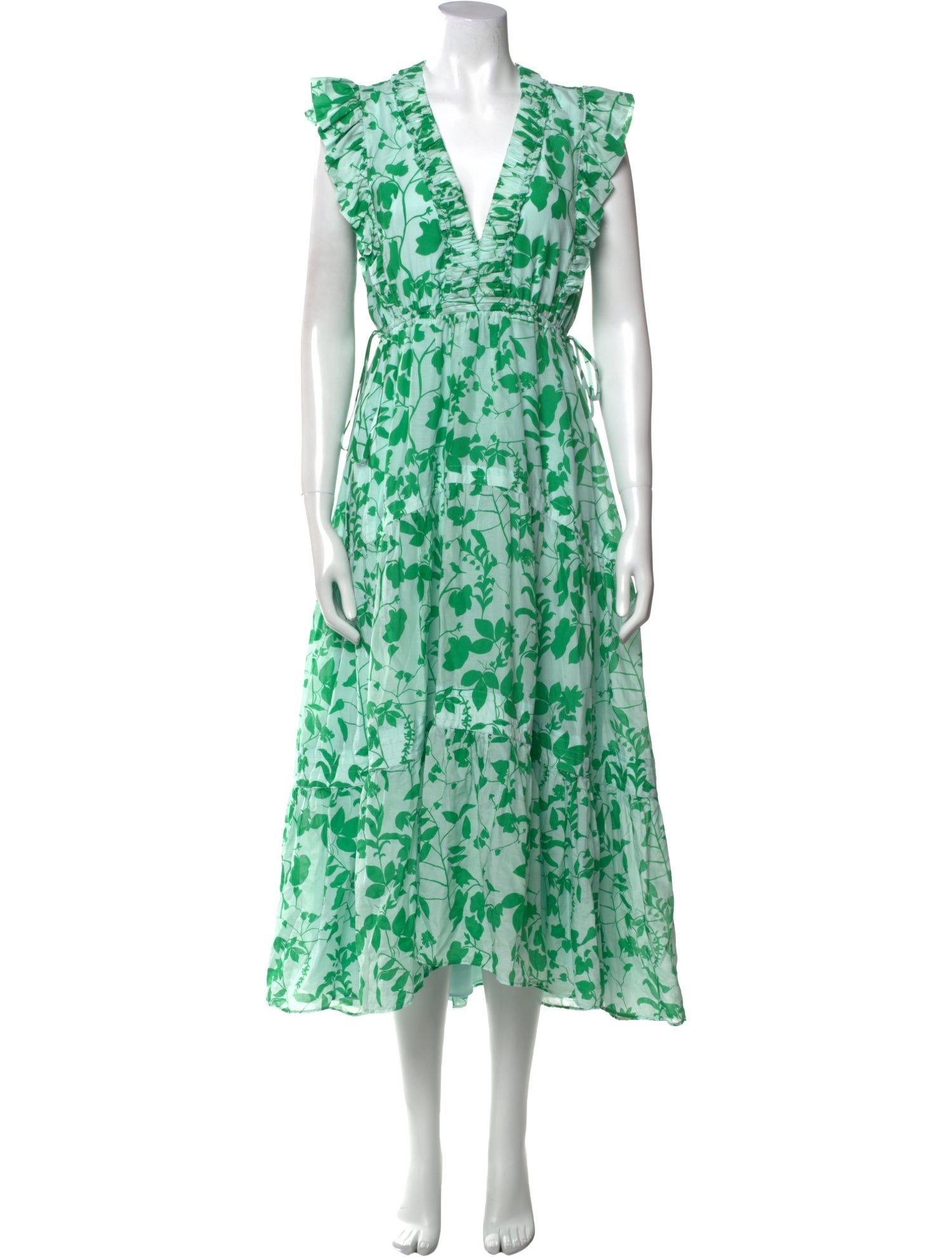 La Ligne Floral Print Long Dress