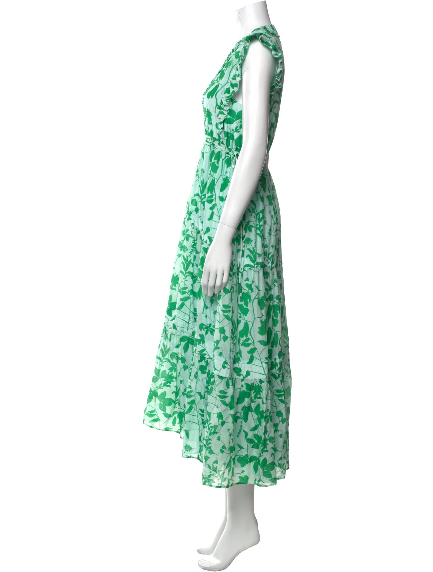 La Ligne Floral Print Long Dress