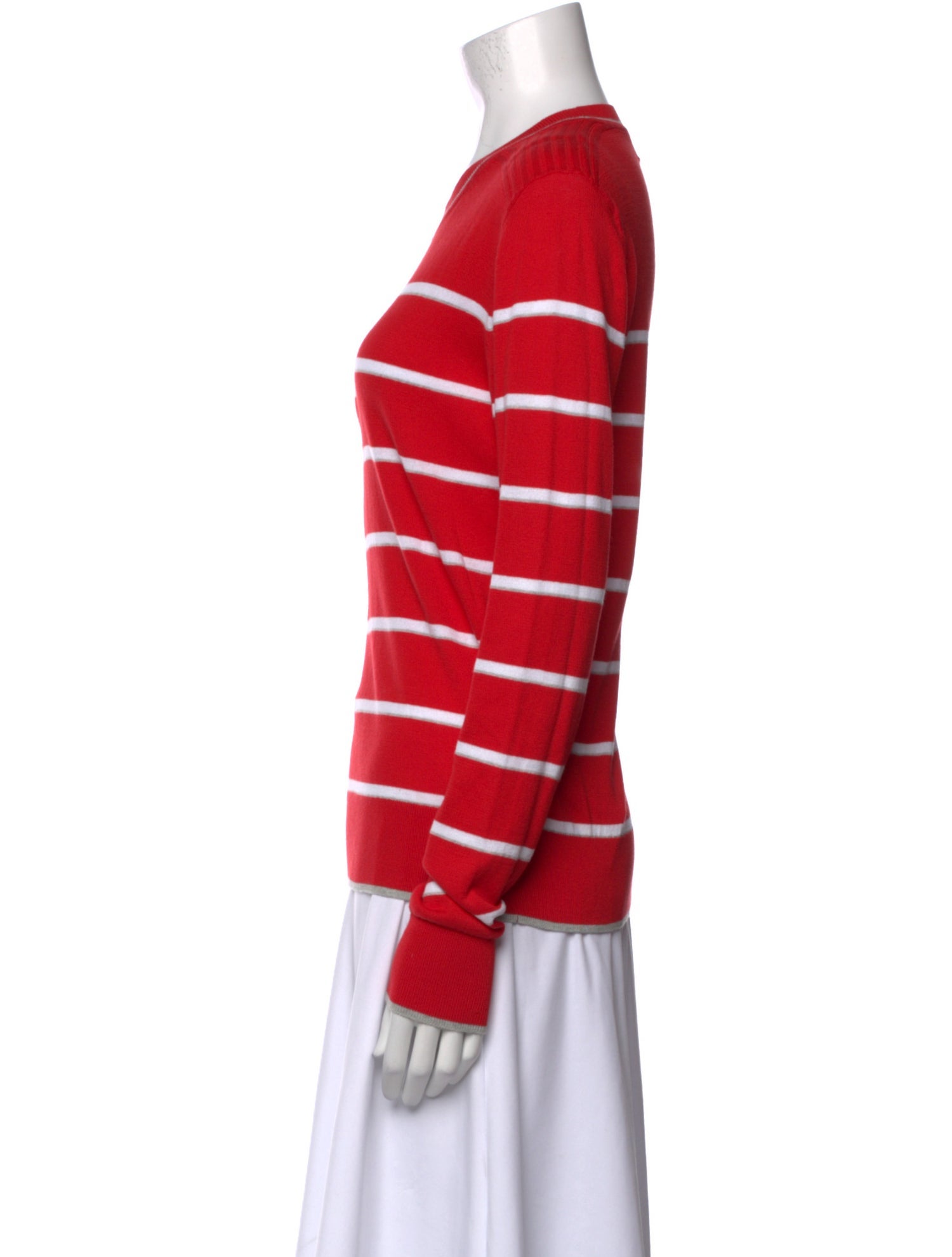 La Ligne Striped Crew Neck Top