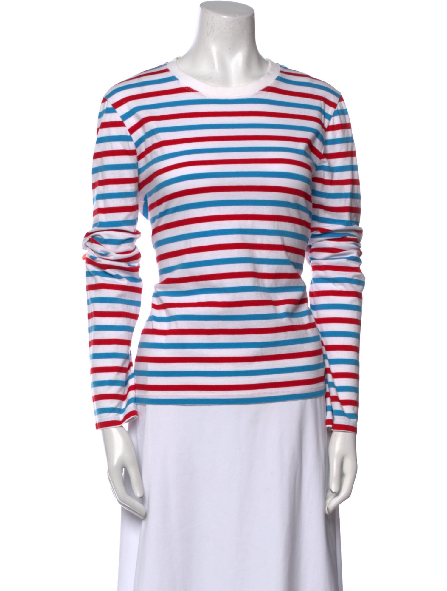 La Ligne Striped Crew Neck Top