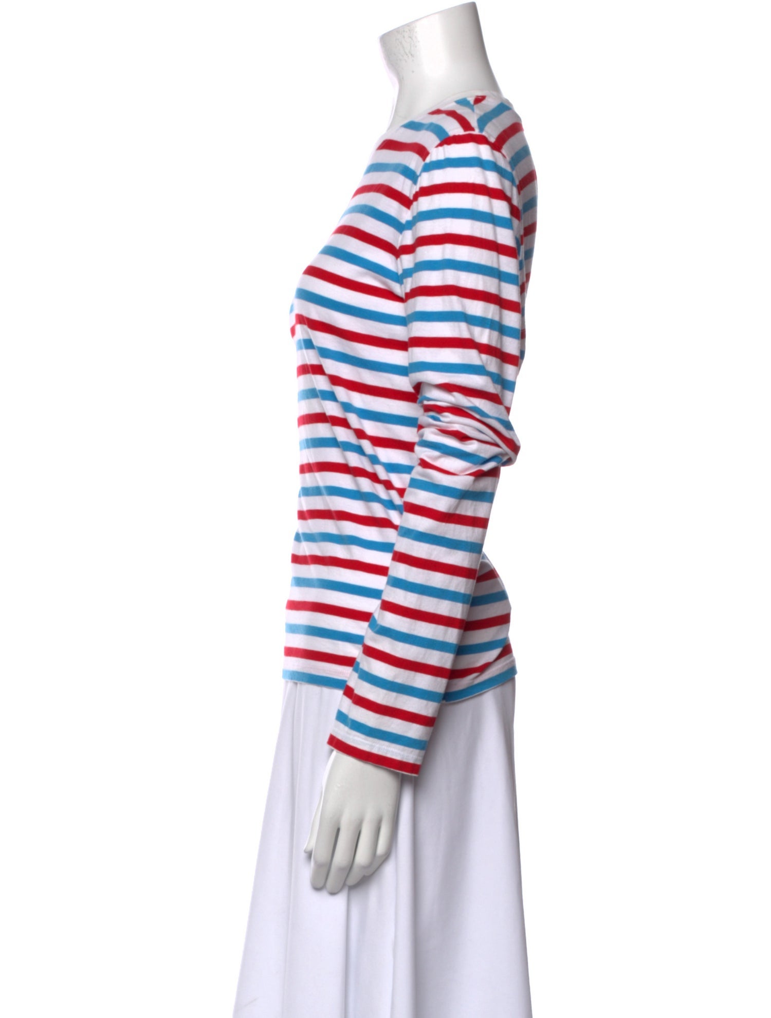 La Ligne Striped Crew Neck Top