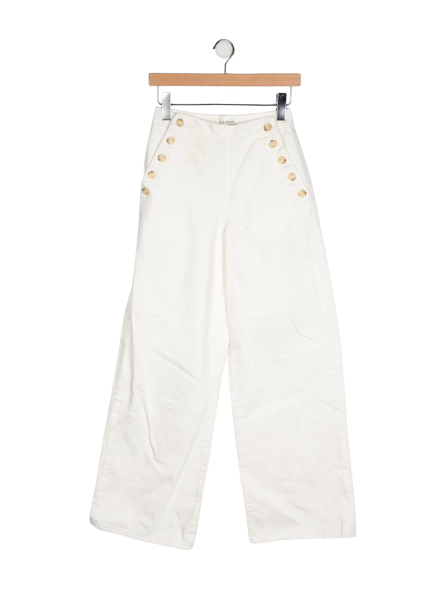 La Ligne High-Rise Wide Leg Jeans