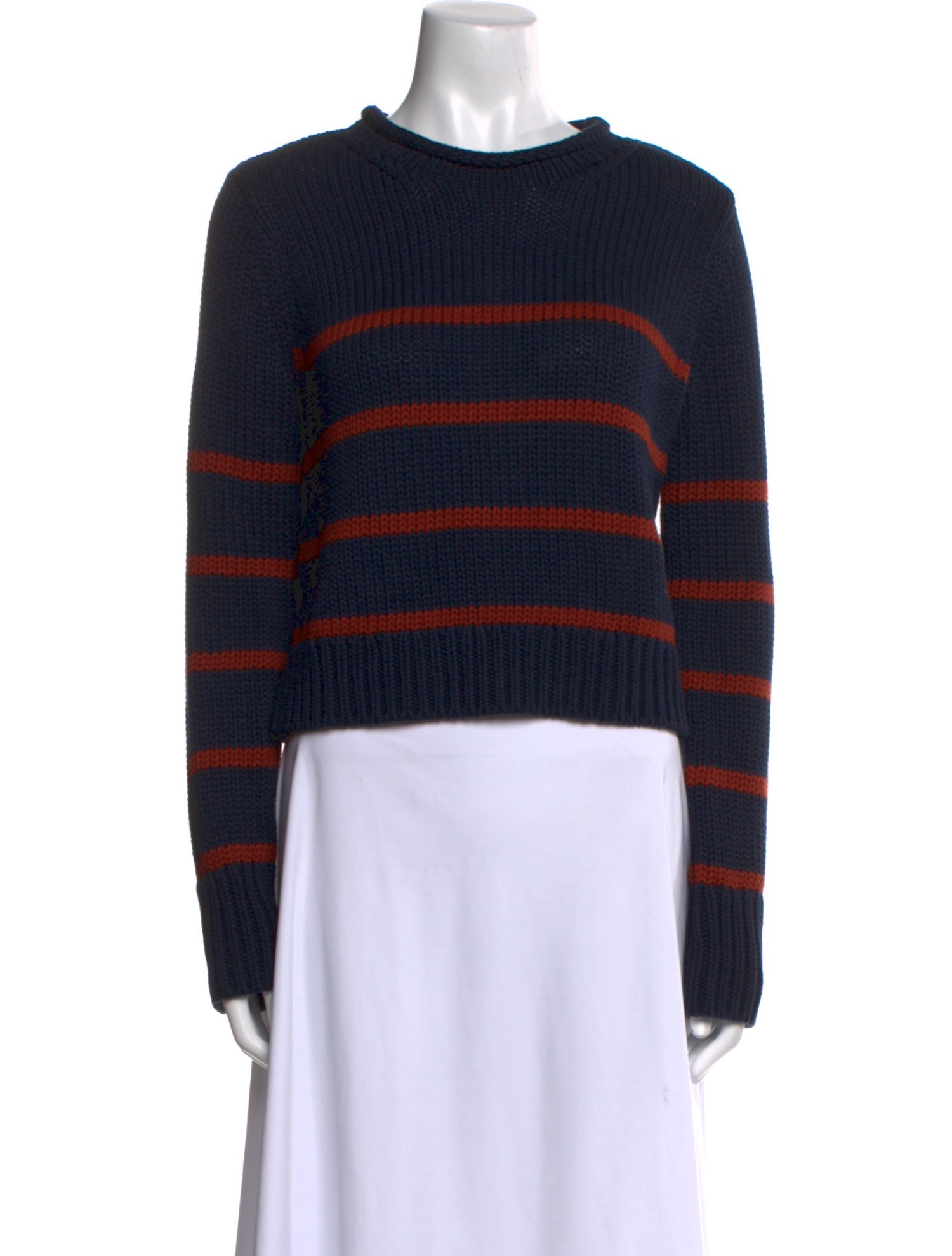 La Ligne Striped Crew Neck Sweater