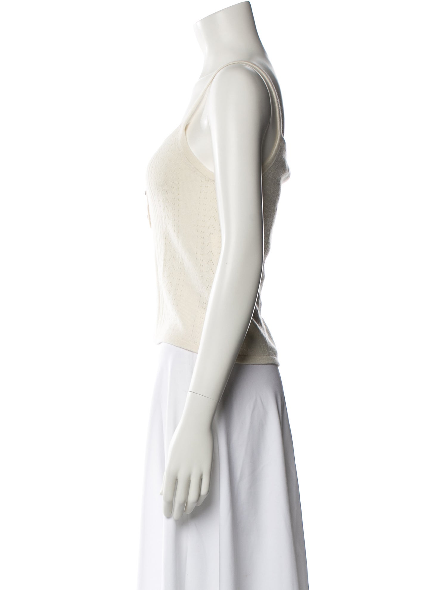 La Ligne Cashmere Square Neckline Crop Top w/ Tags