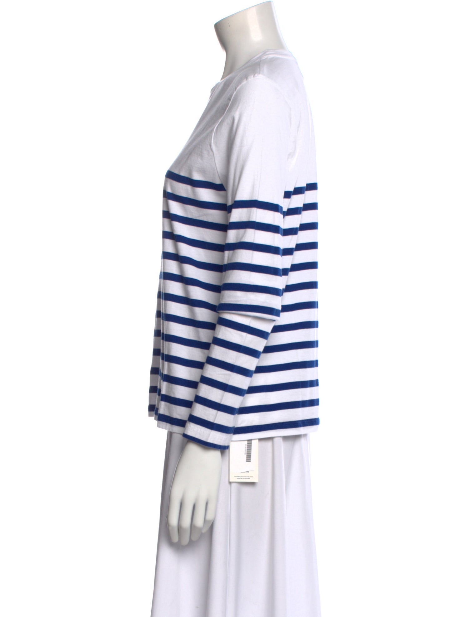 La Ligne Striped Crew Neck Top