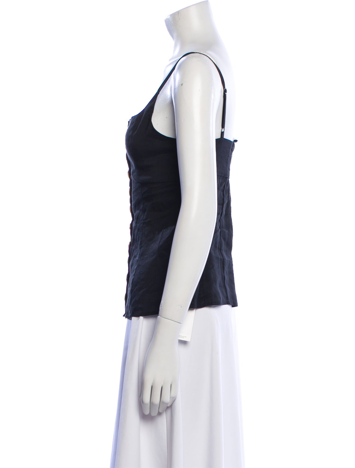 La Ligne Square Neckline Sleeveless Top