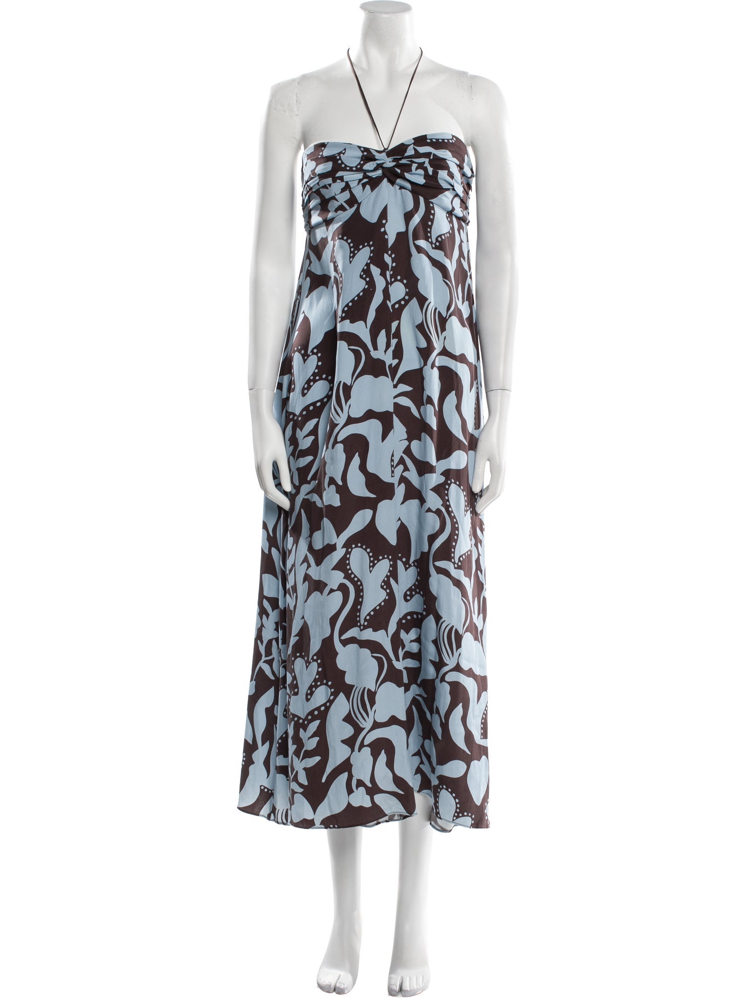 La Ligne Silk Midi Length Dress