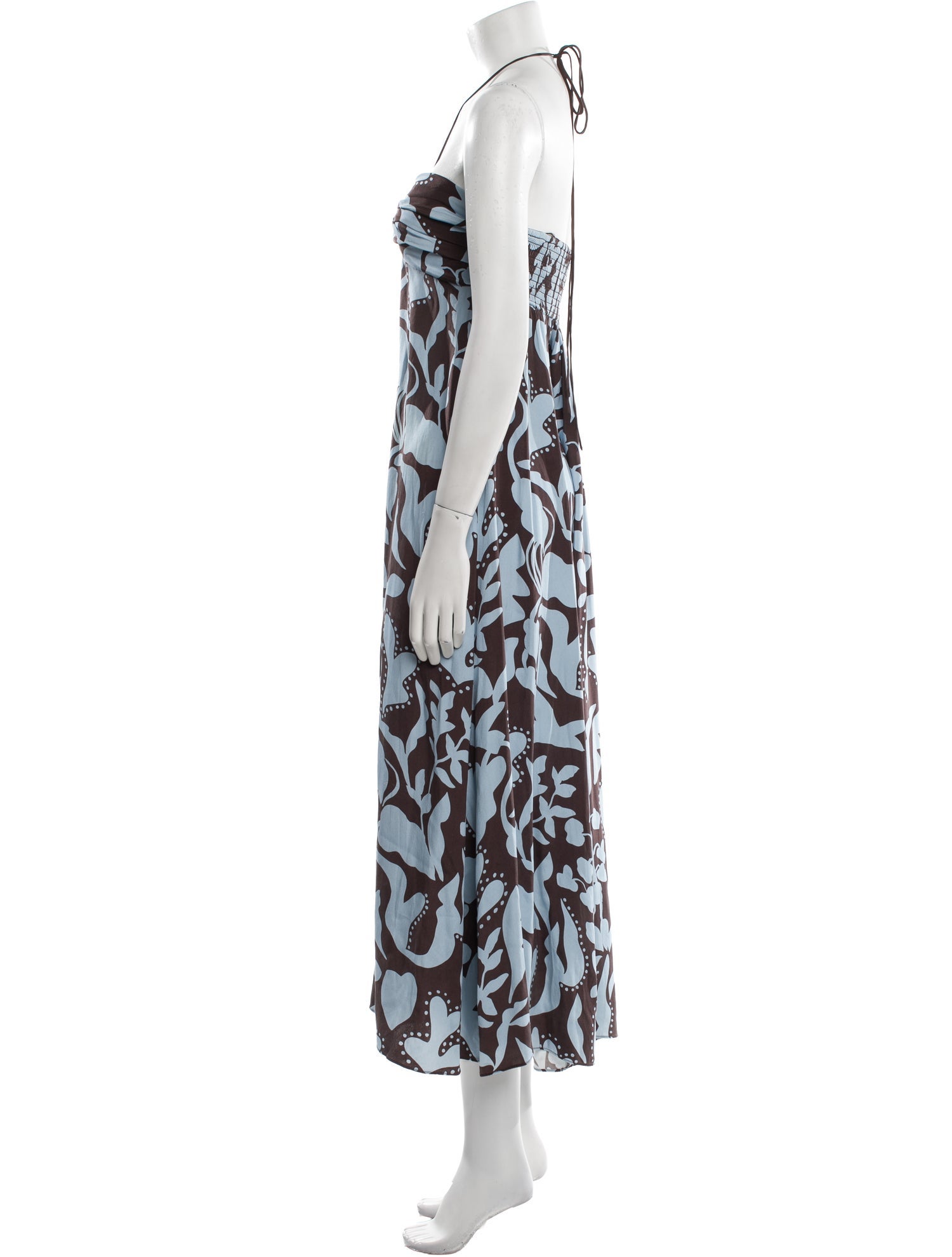 La Ligne Silk Midi Length Dress