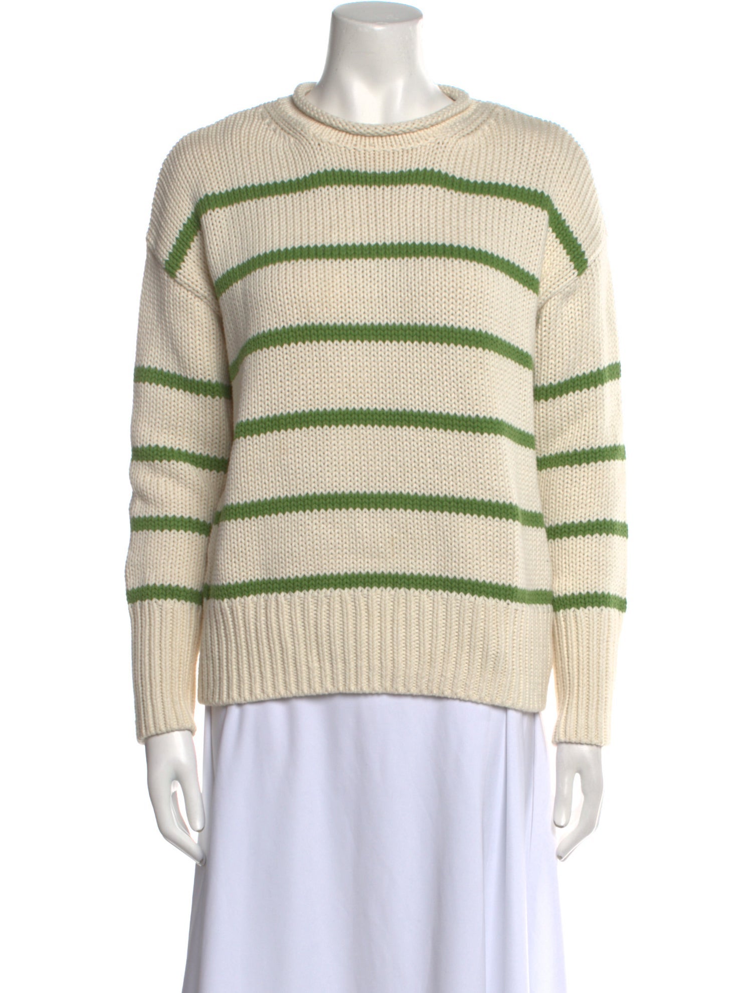 La Ligne Striped Crew Neck Sweater
