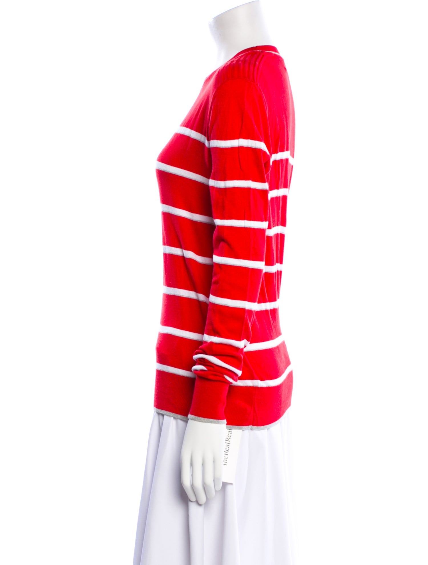 La Ligne Striped Scoop Neck Sweater