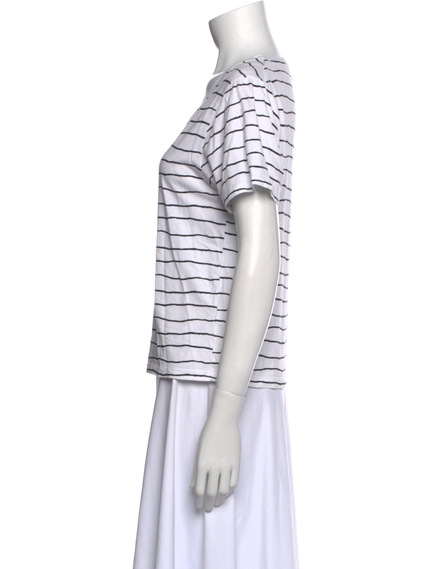 La Ligne Striped Scoop Neck T-Shirt