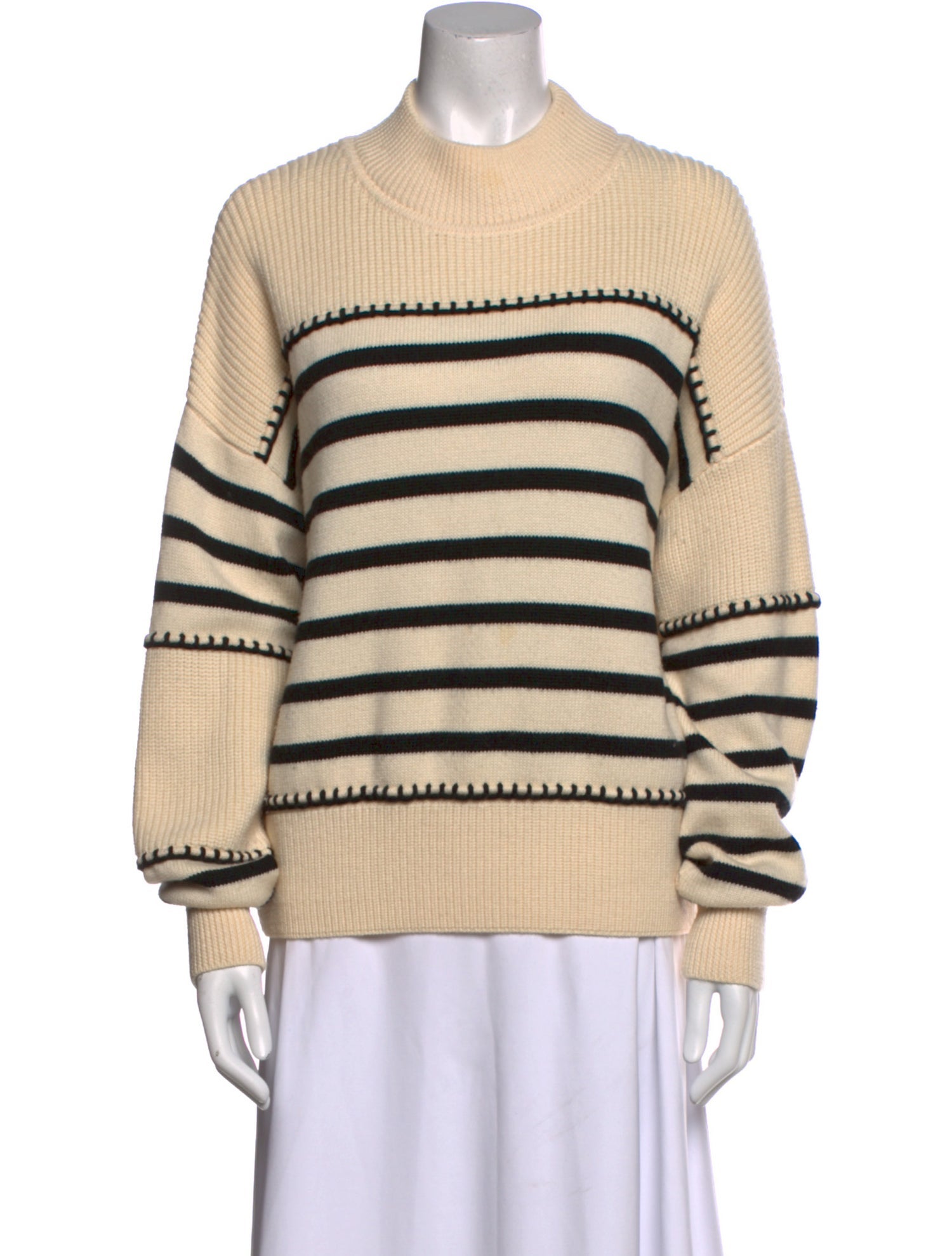 La Ligne Merino Wool Striped Sweater