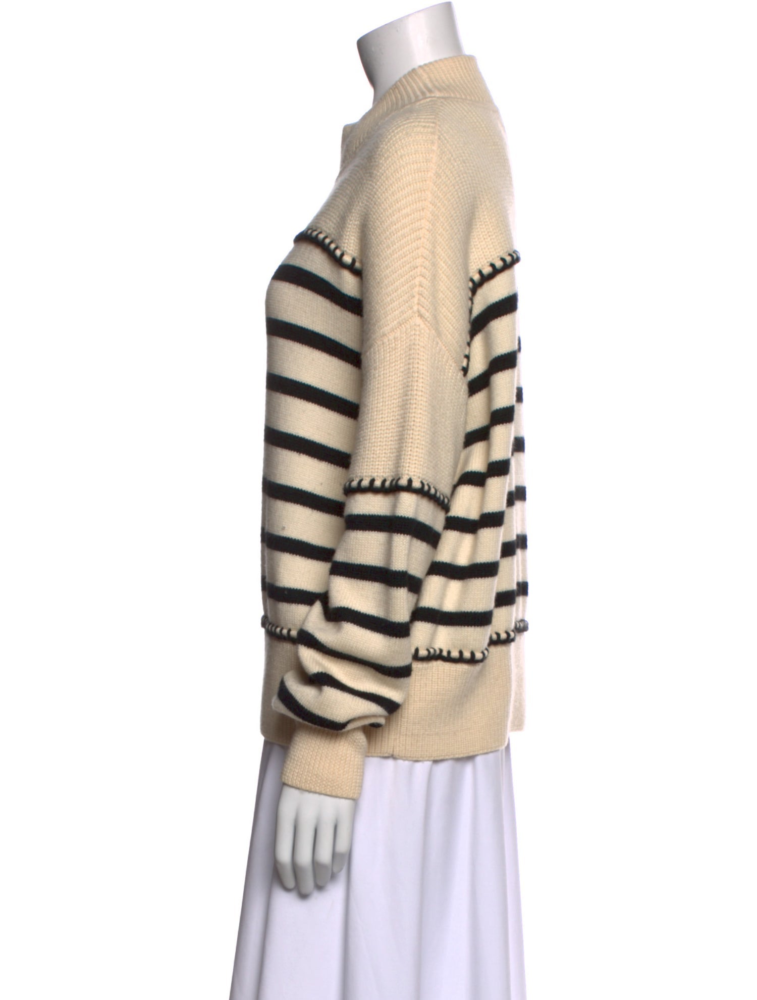 La Ligne Merino Wool Striped Sweater