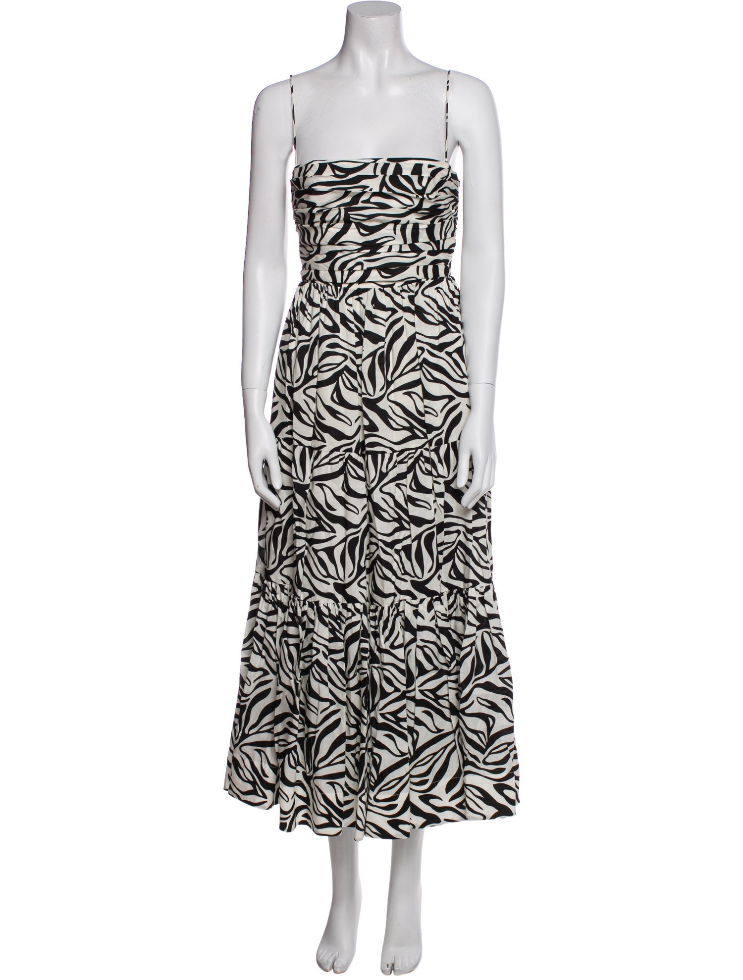 La Ligne Printed Long Dress