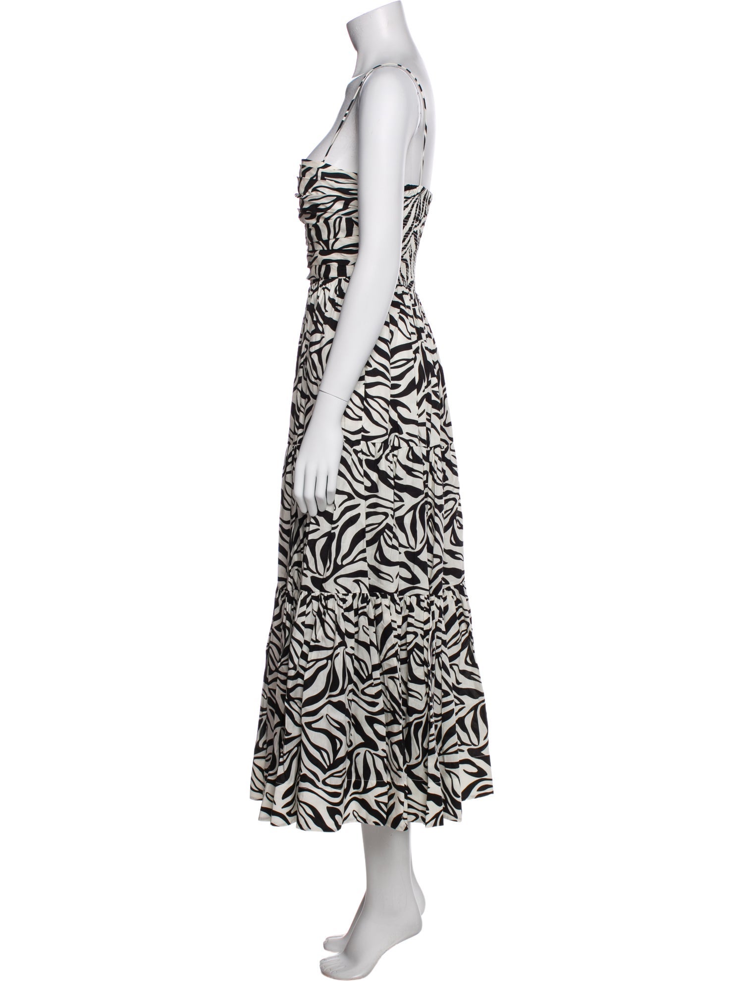 La Ligne Printed Long Dress