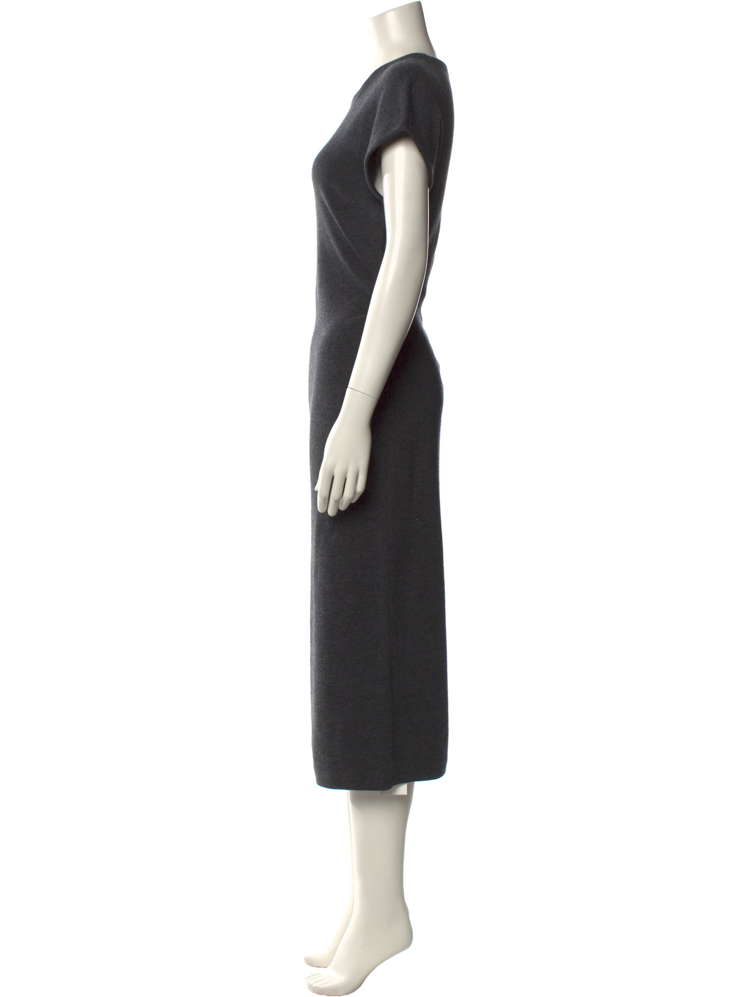 La Ligne Merino Wool Midi Length Dress