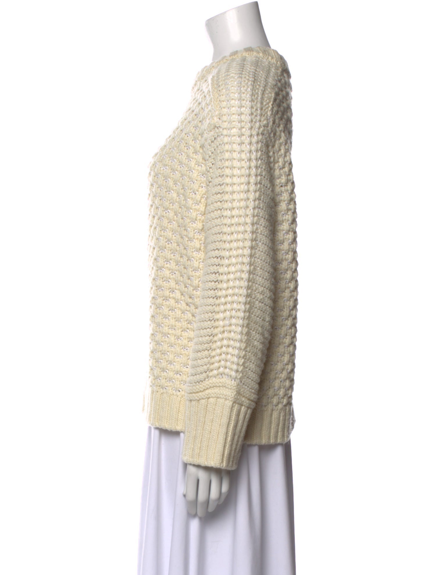 La Ligne Merino Wool Crew Neck Sweater