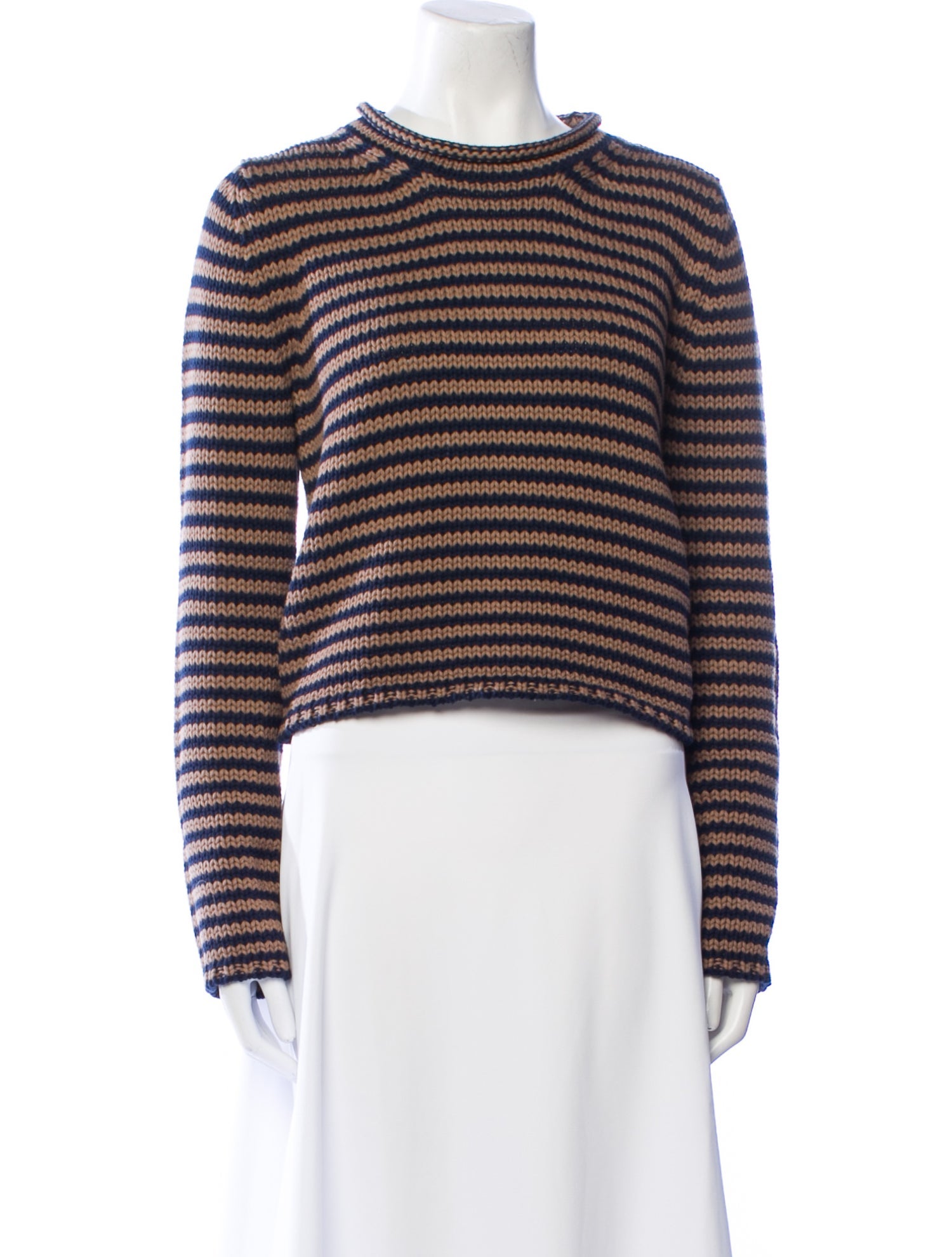 La Ligne Striped Scoop Neck Sweater