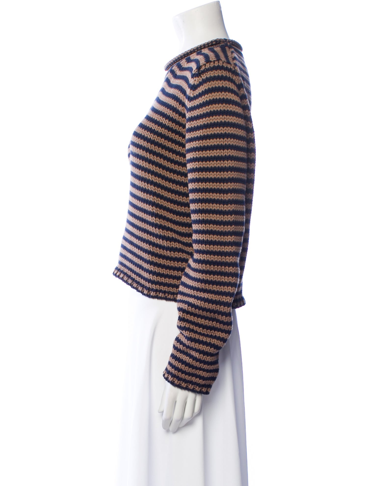 La Ligne Striped Scoop Neck Sweater