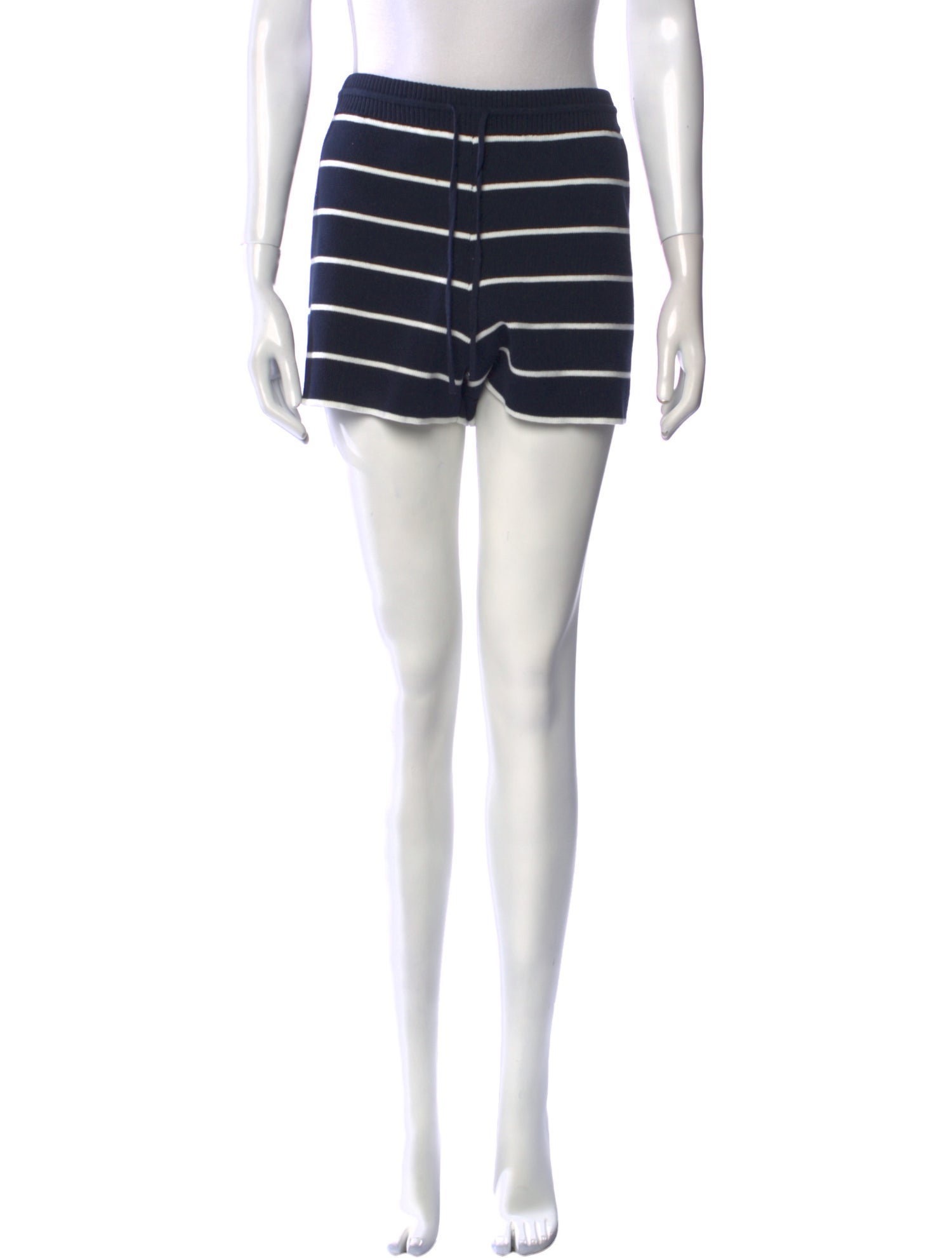 La Ligne Striped Mini Shorts