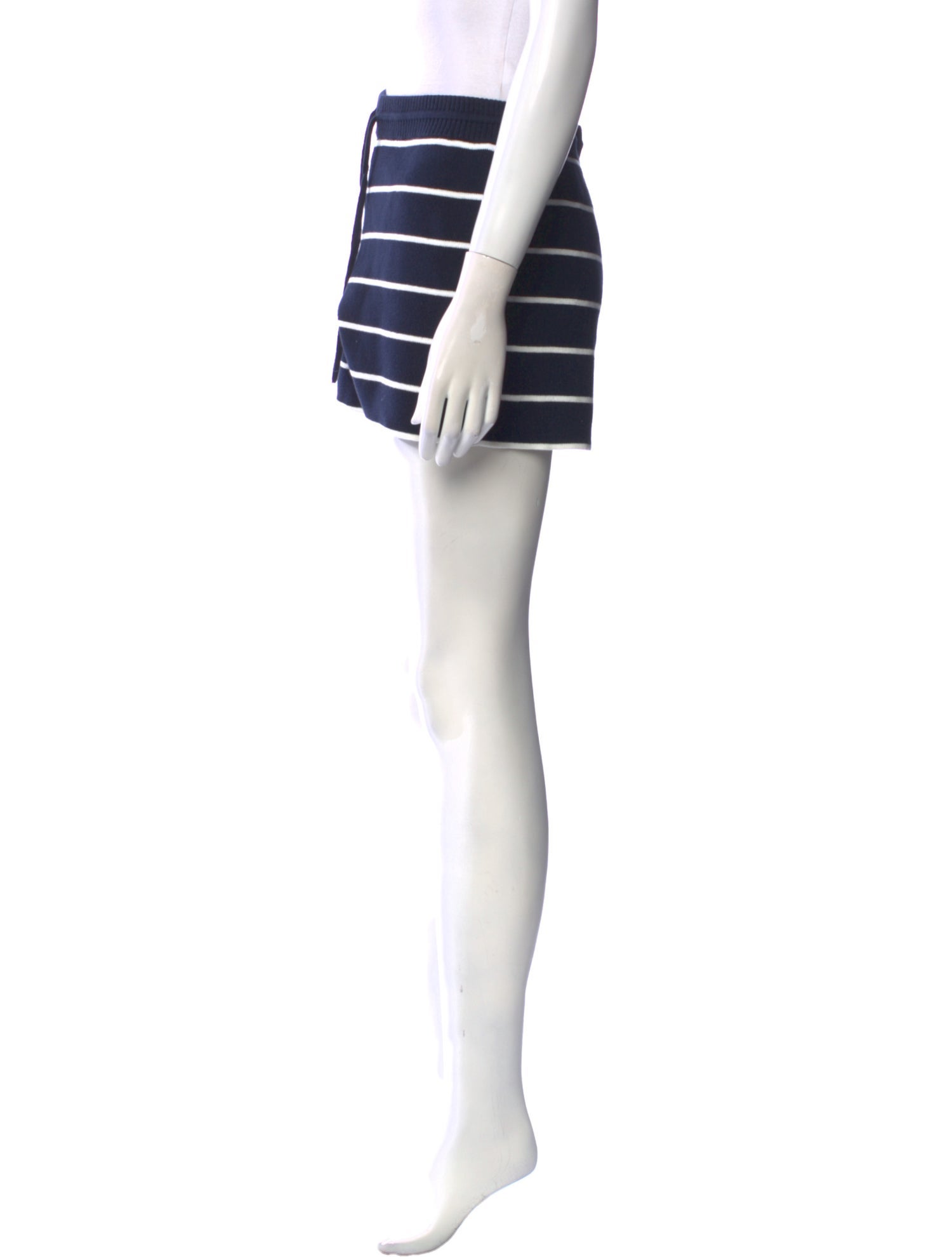 La Ligne Striped Mini Shorts